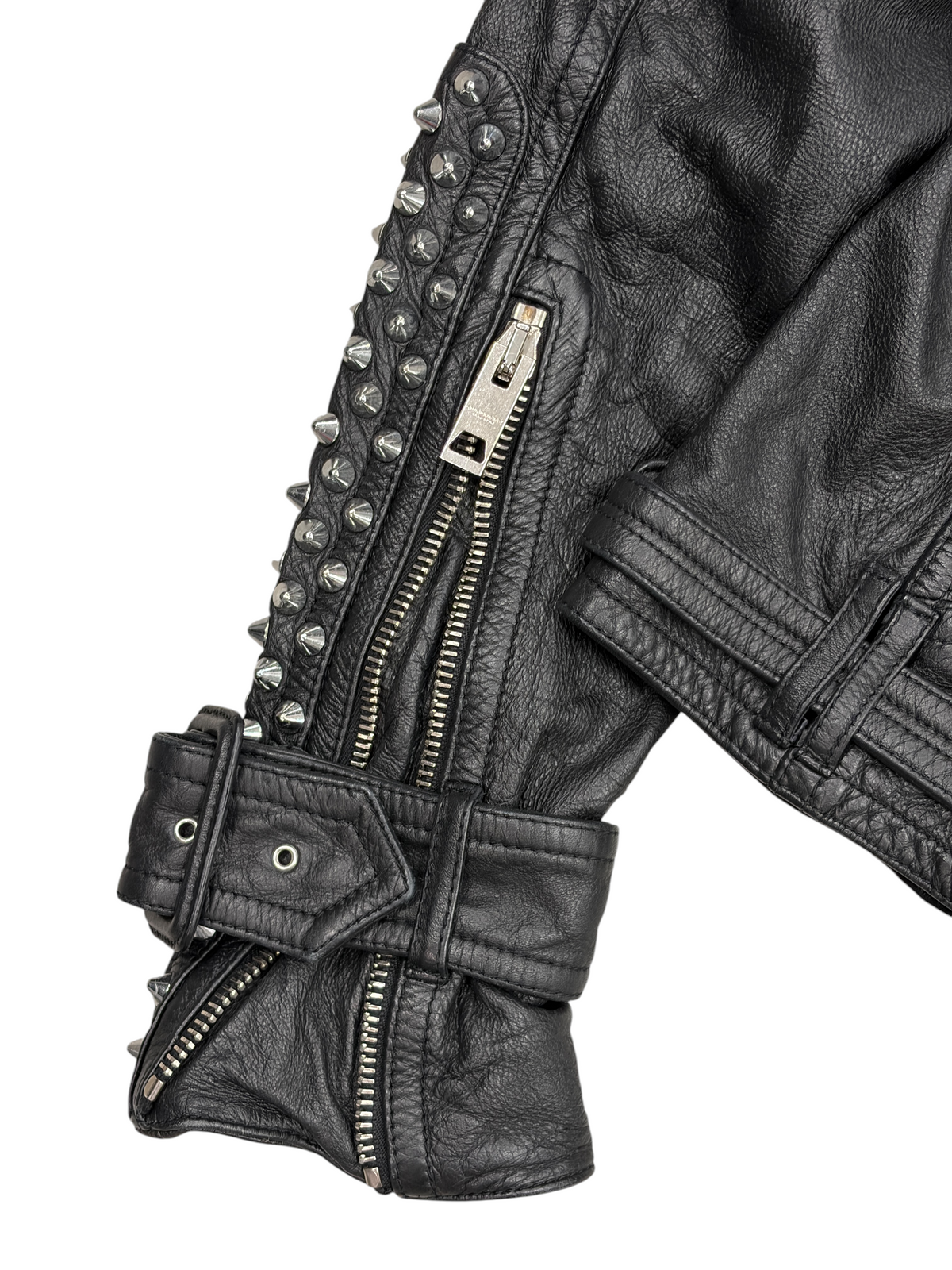 BURBERRY PRORSUM SS11 SPIKED BIKER JACKET