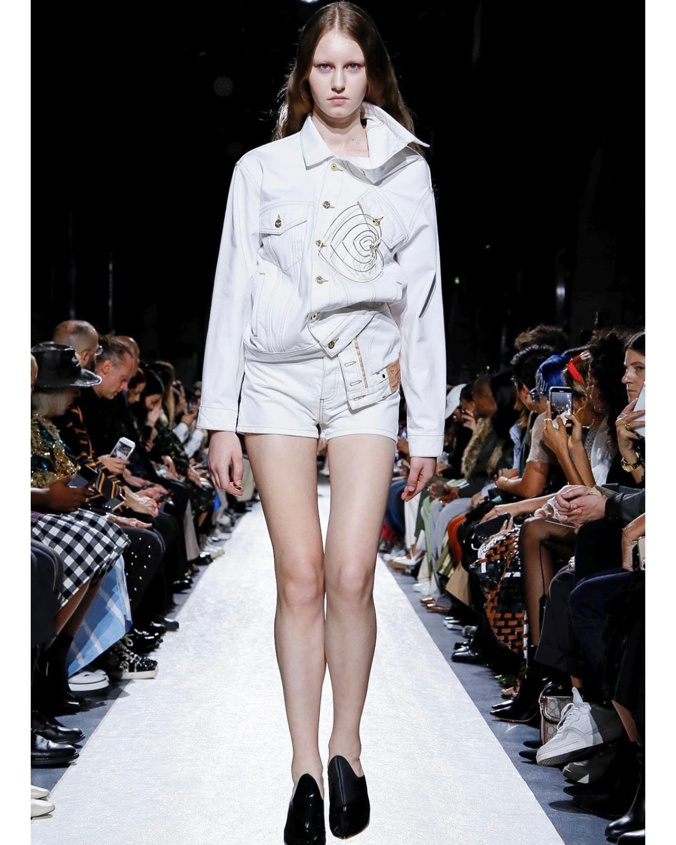 Y/PROJECT SS20 ASYMMETRIC COLLAR DENIM JACKET