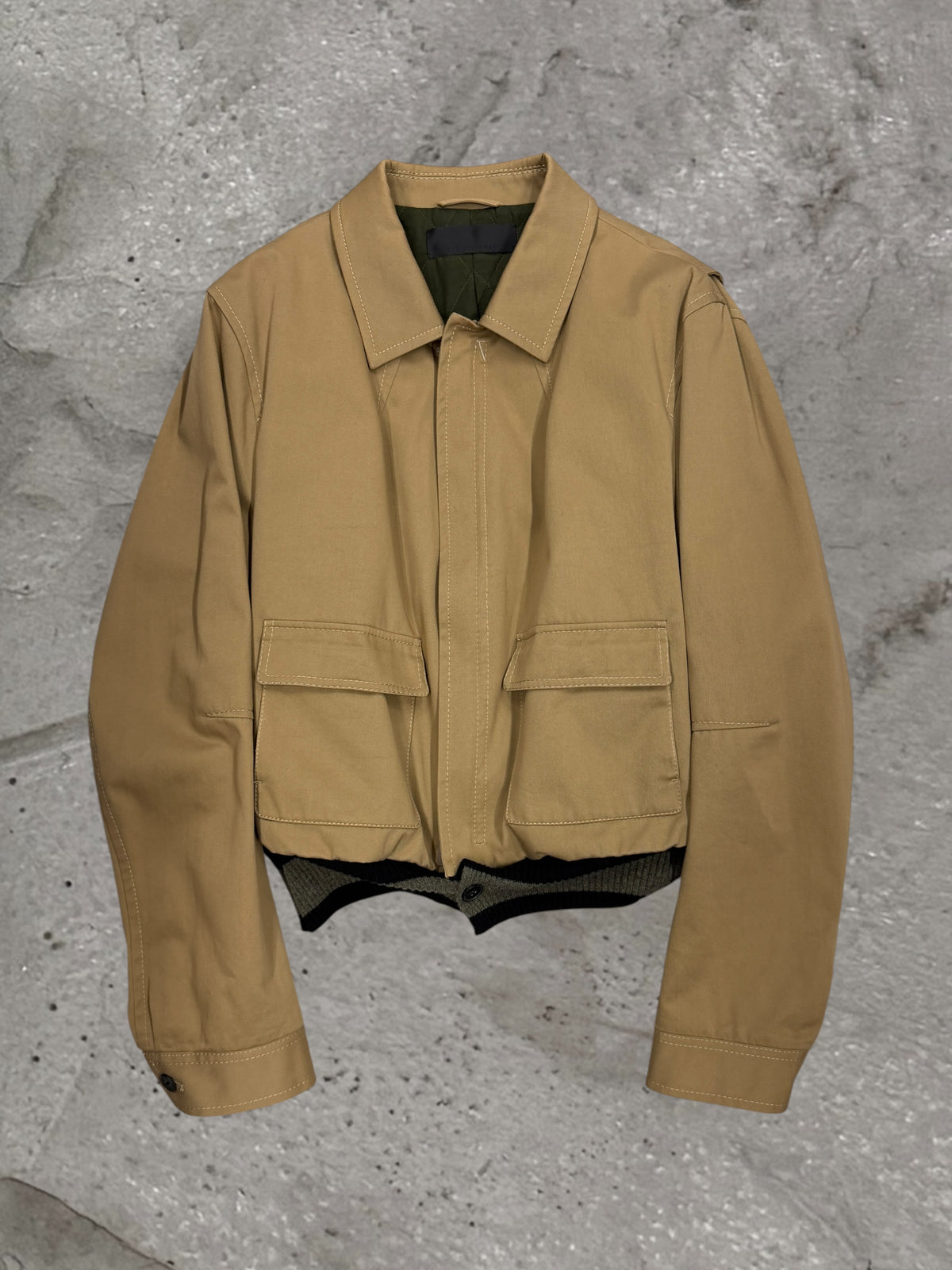 HAIDER ACKERMANN FW18 TAN SILENE JACKET