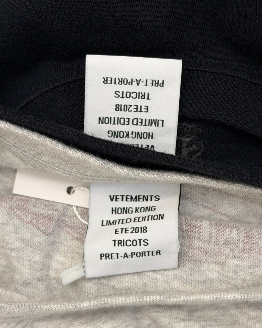 VETEMENTS HONG KONG LIMITED EDITION DOUBLE SIDED TEE