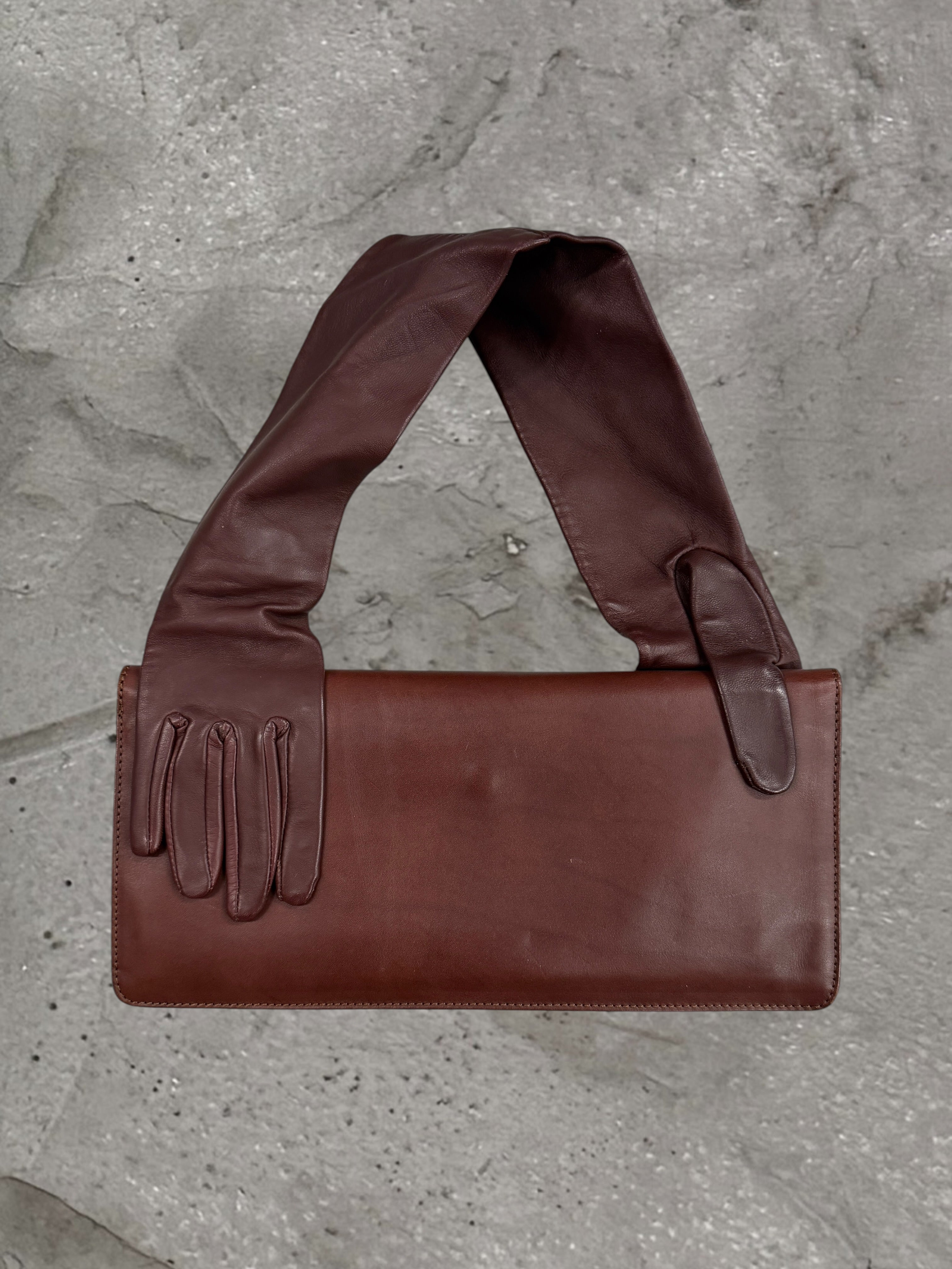 H&M X MAISON MARGIELA GLOVE CLUTCH BAG