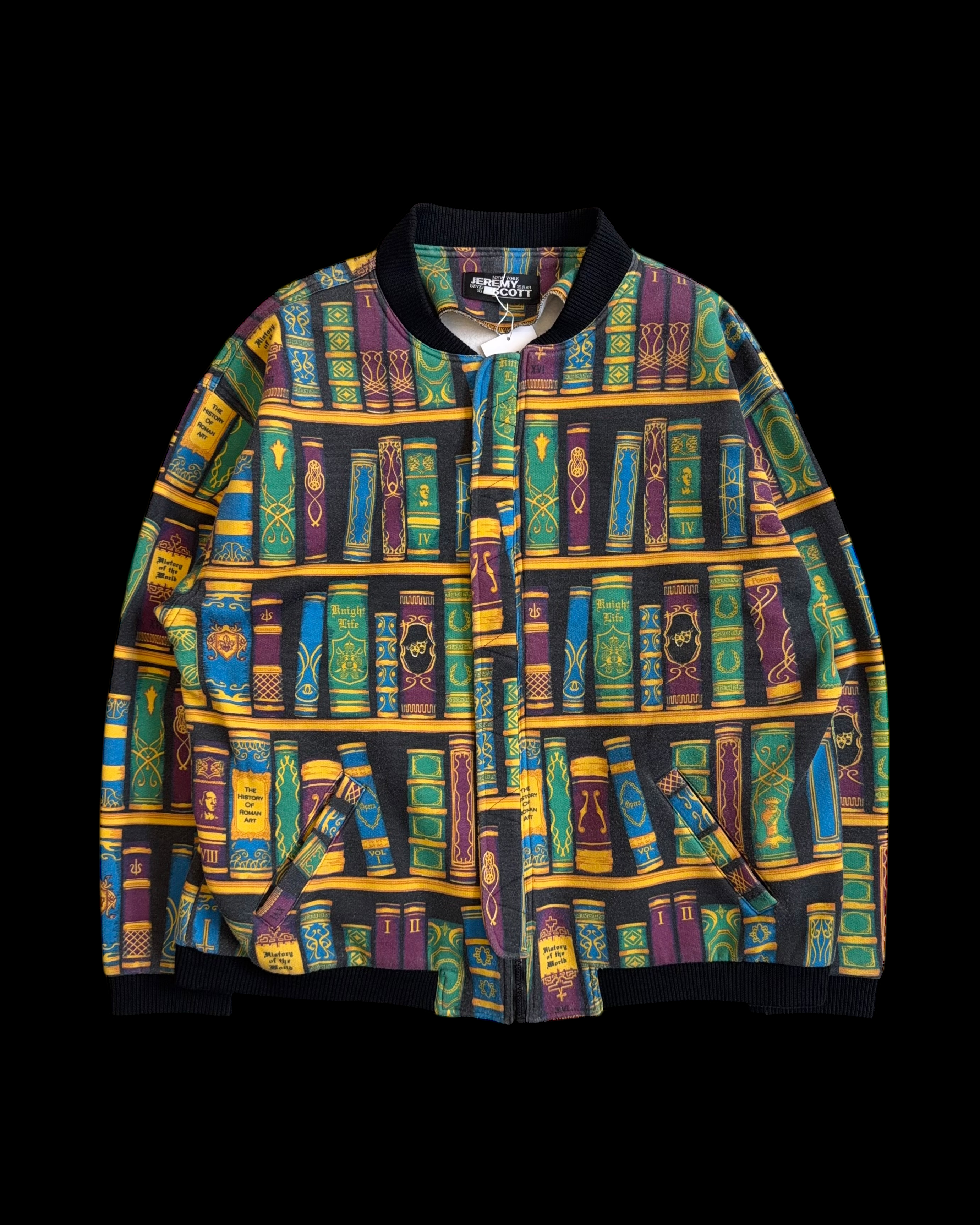 JEREMY SCOTT FW08 BOOKSHELF MA-1 JACKET