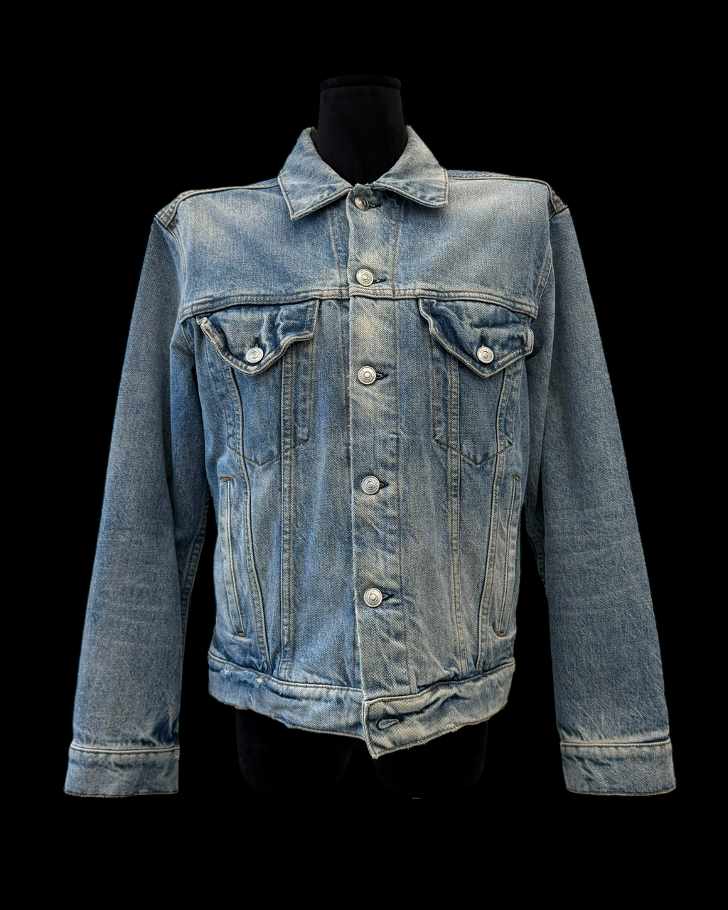BALENCIAGA SS18 EUROPA DENIM JACKET