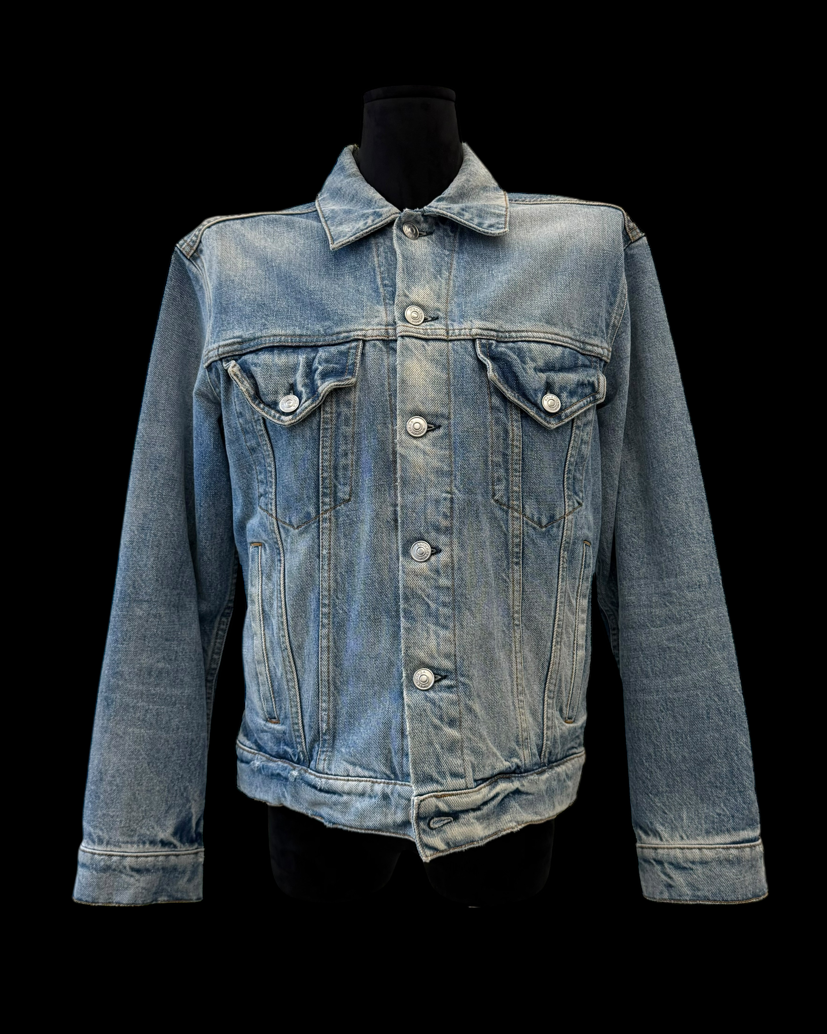 BALENCIAGA SS18 EUROPA DENIM JACKET