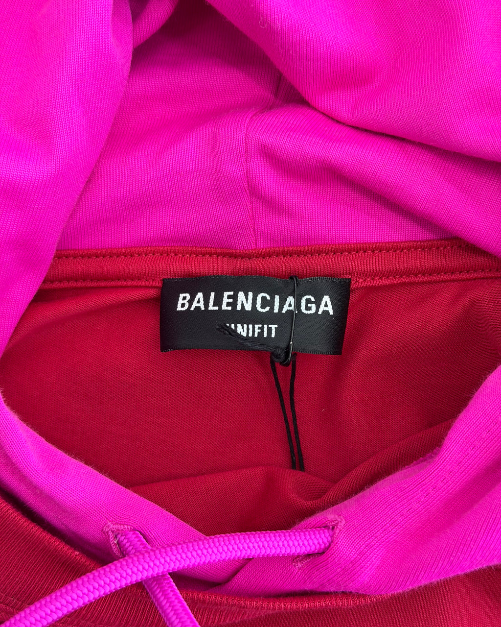 BALENCIAGA SS21 YOUR LOGO HERE HOODED T-SHIRT