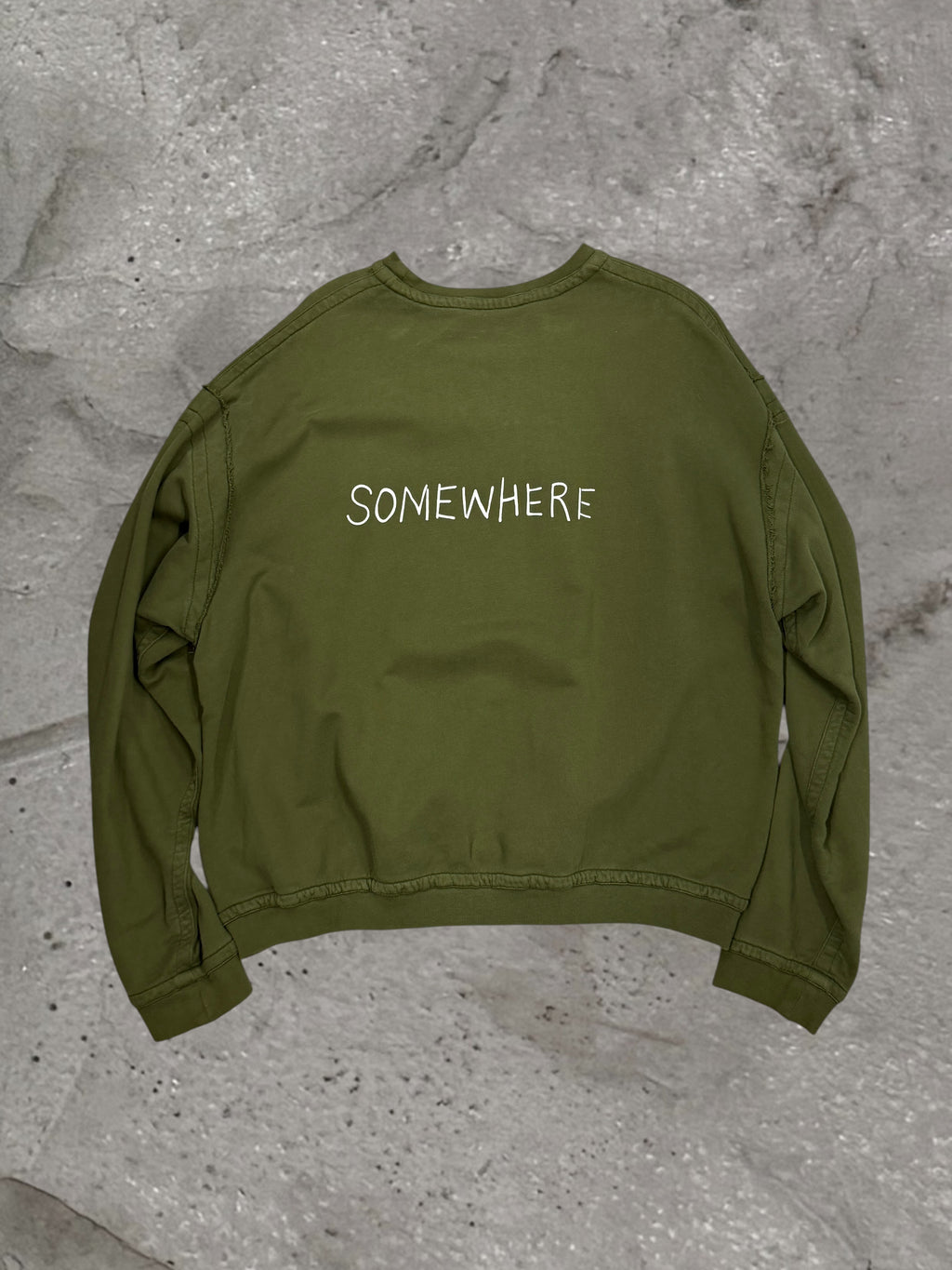 HAIDER ACKERMANN FW18 SOMEWHERE REWORKED SWEATSHIRT