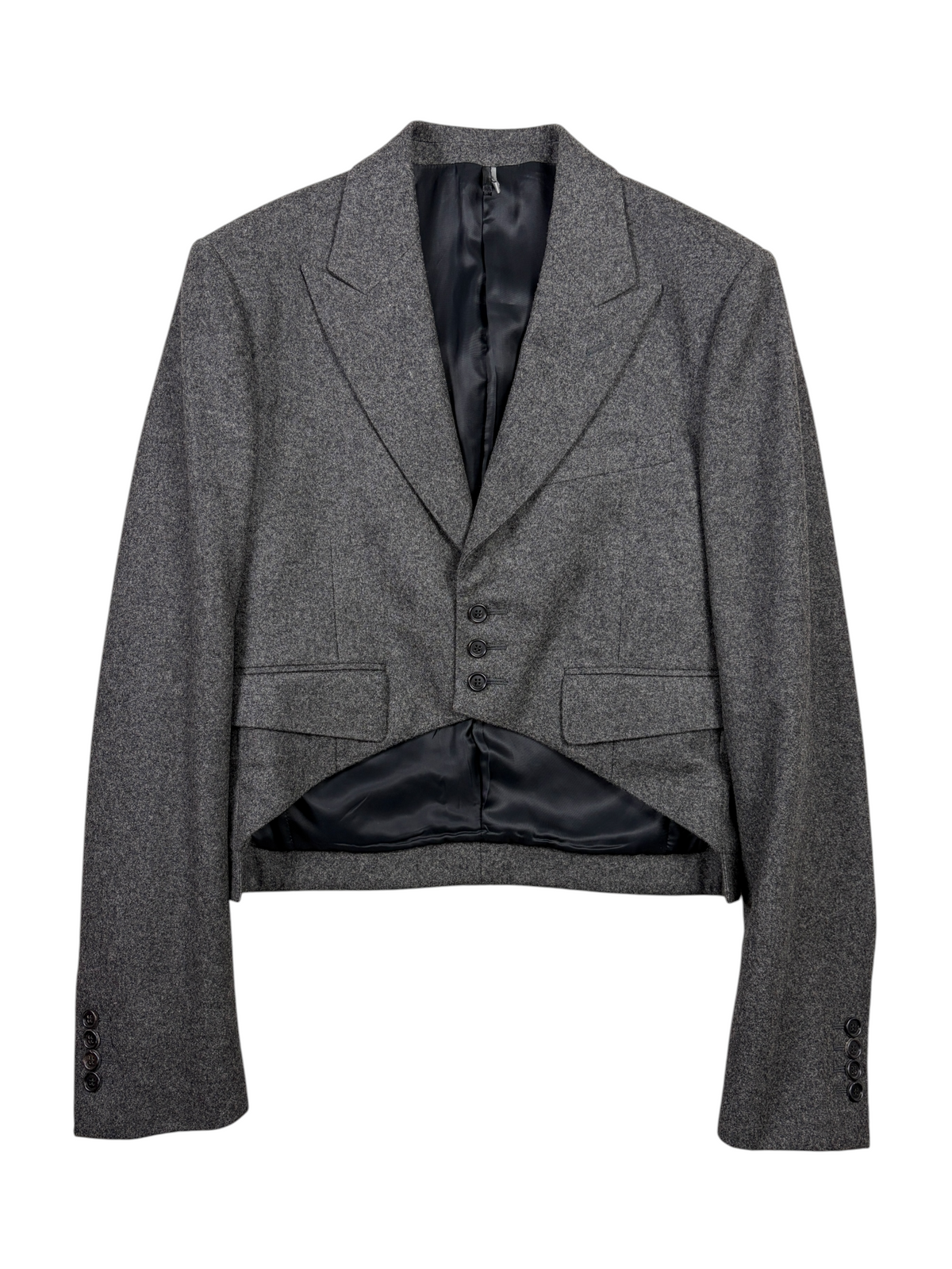 DIOR HOMME FW08 CROPPED WOOL BLAZER