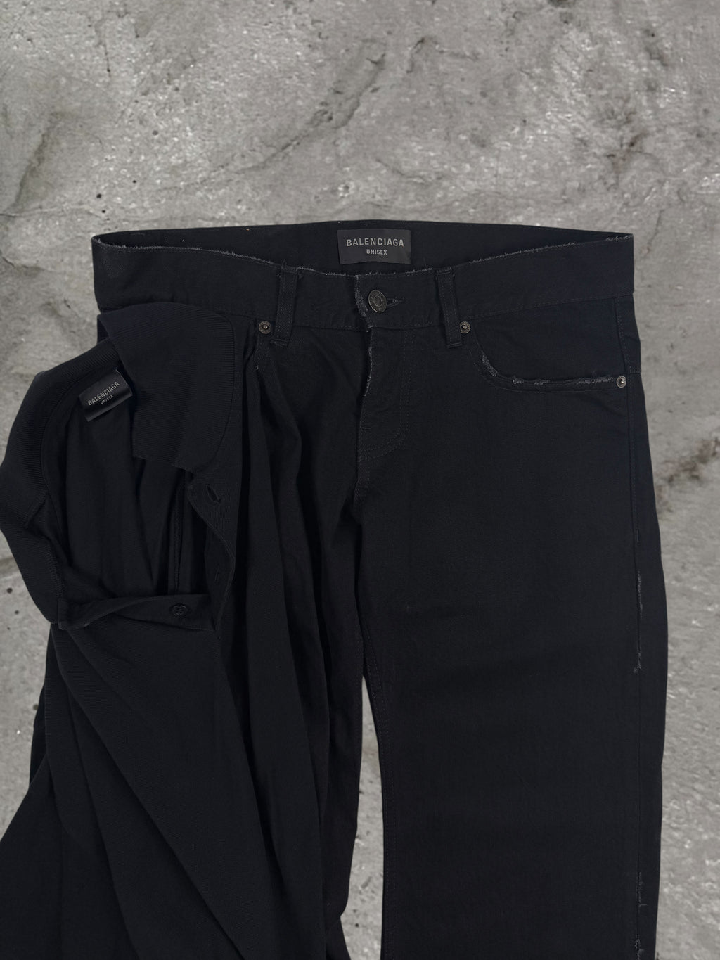 BALENCIAGA SUMMER 25 LAYERED LOW WAIST JEANS