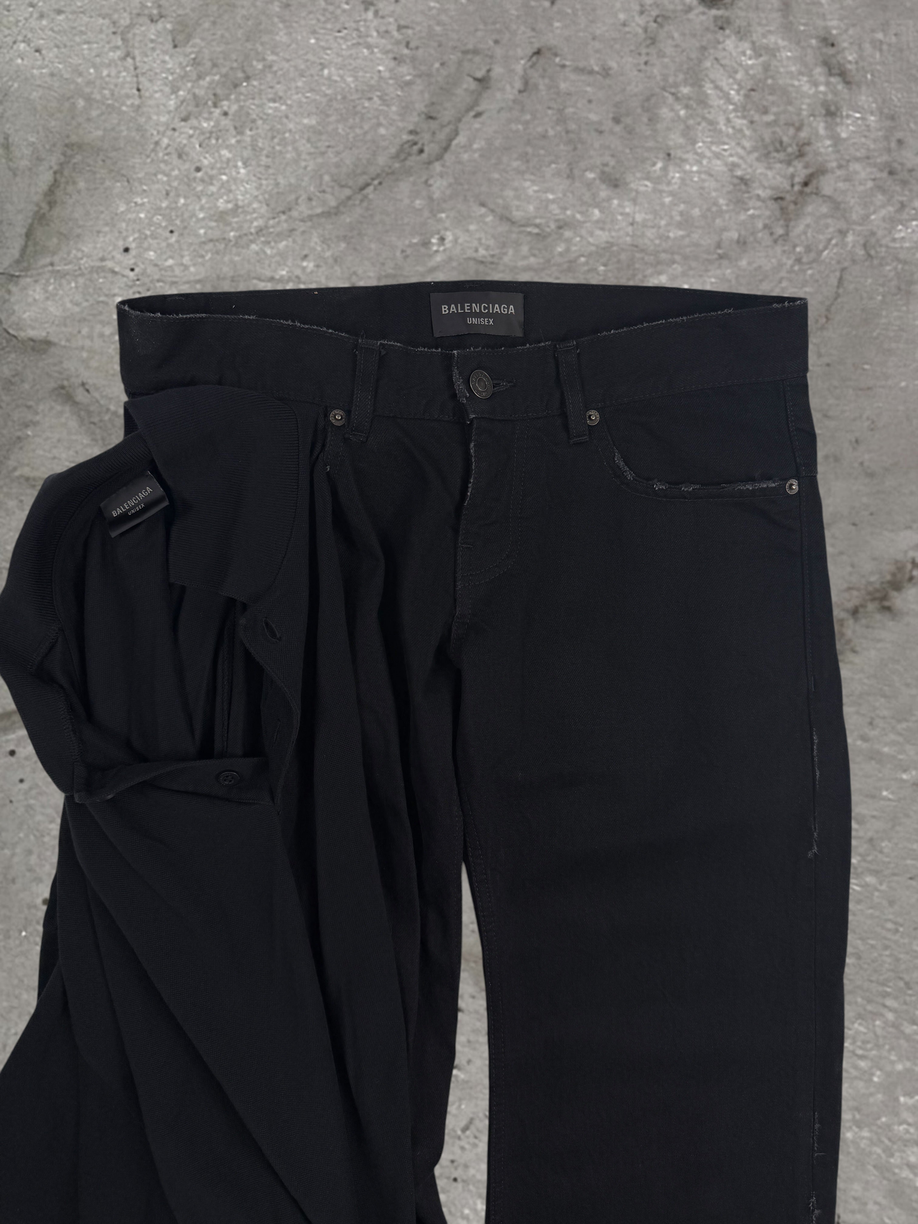 BALENCIAGA SUMMER 25 LAYERED LOW WAIST JEANS