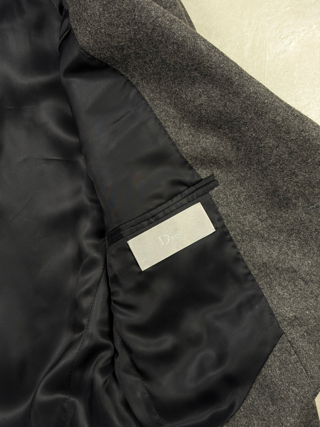 DIOR HOMME FW08 CROPPED WOOL BLAZER