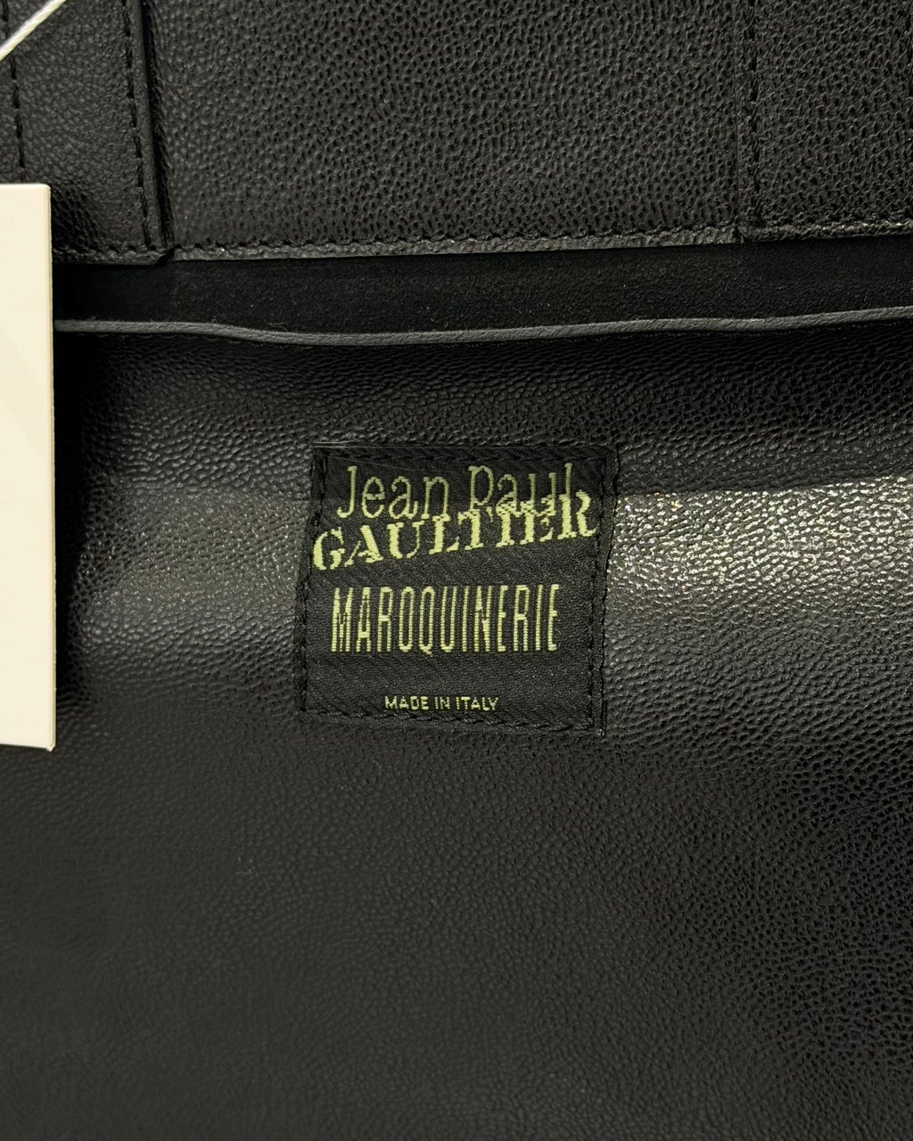 JEAN PAUL GAULTIER MAROQUINERIE LEATHER TOTE BAG