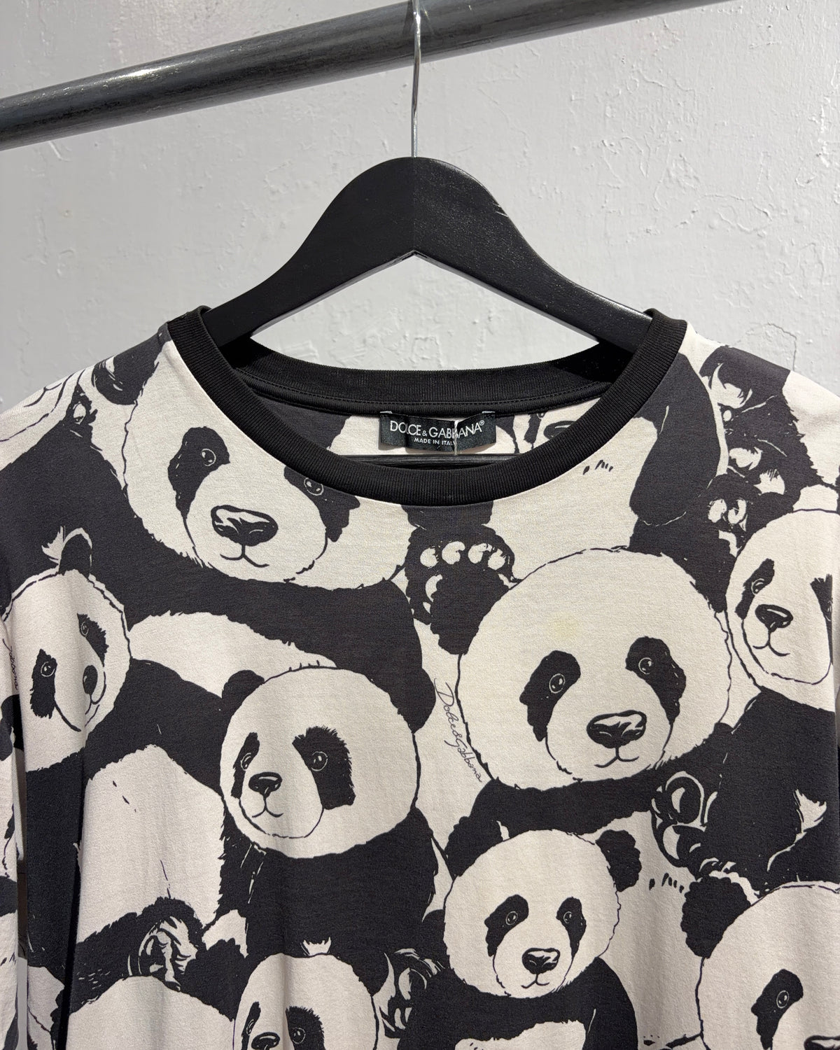 DOLCE GABANNA SS19 PANDA PRINTED TEE