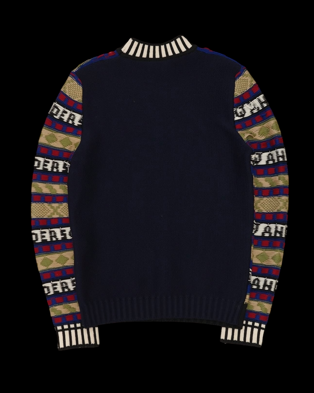 JW ANDERSON FW18 FAIR ISLE LOGO SWEATER