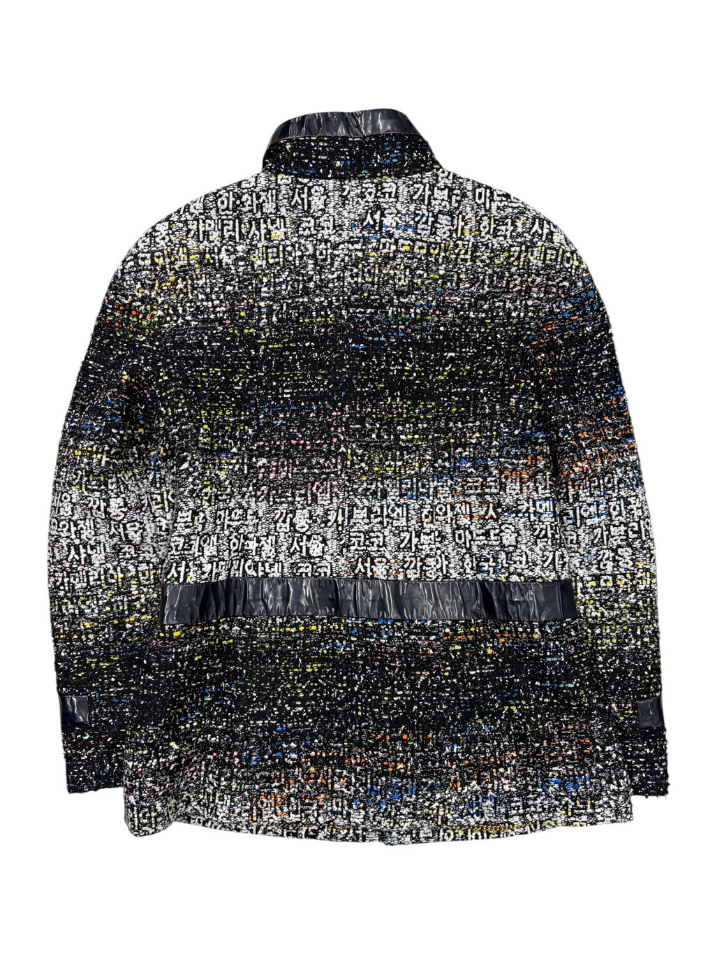 CHANEL CRUISE 2016 TWEED HANGUL-SCRIPT JACKET