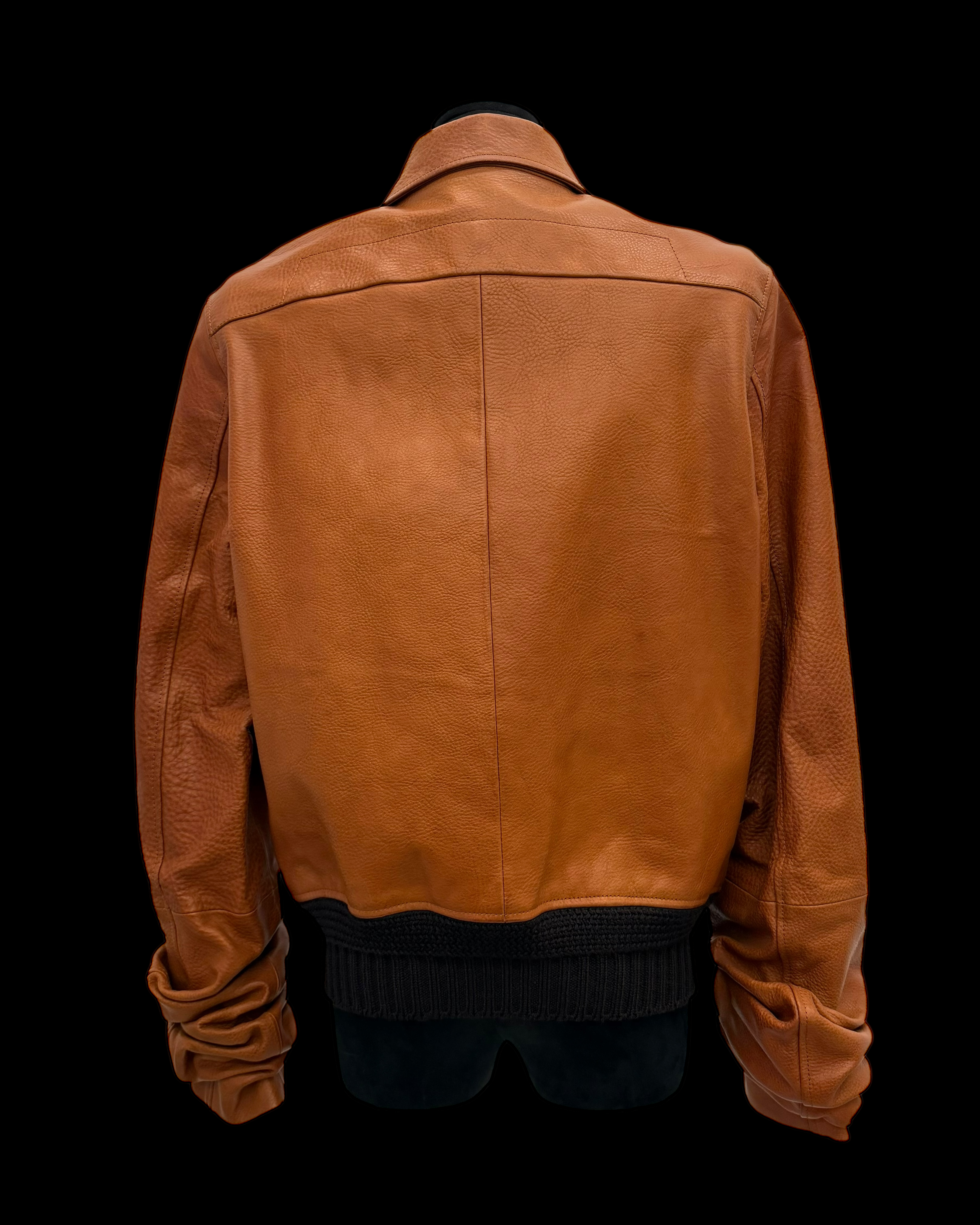 SAINT LAURENT FW17 EXTENDED SLEEVE LEATHER JACKET