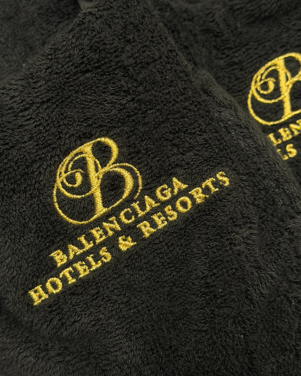BALENCIAGA SUMMER 2024 HOTEL TOWEL MULES