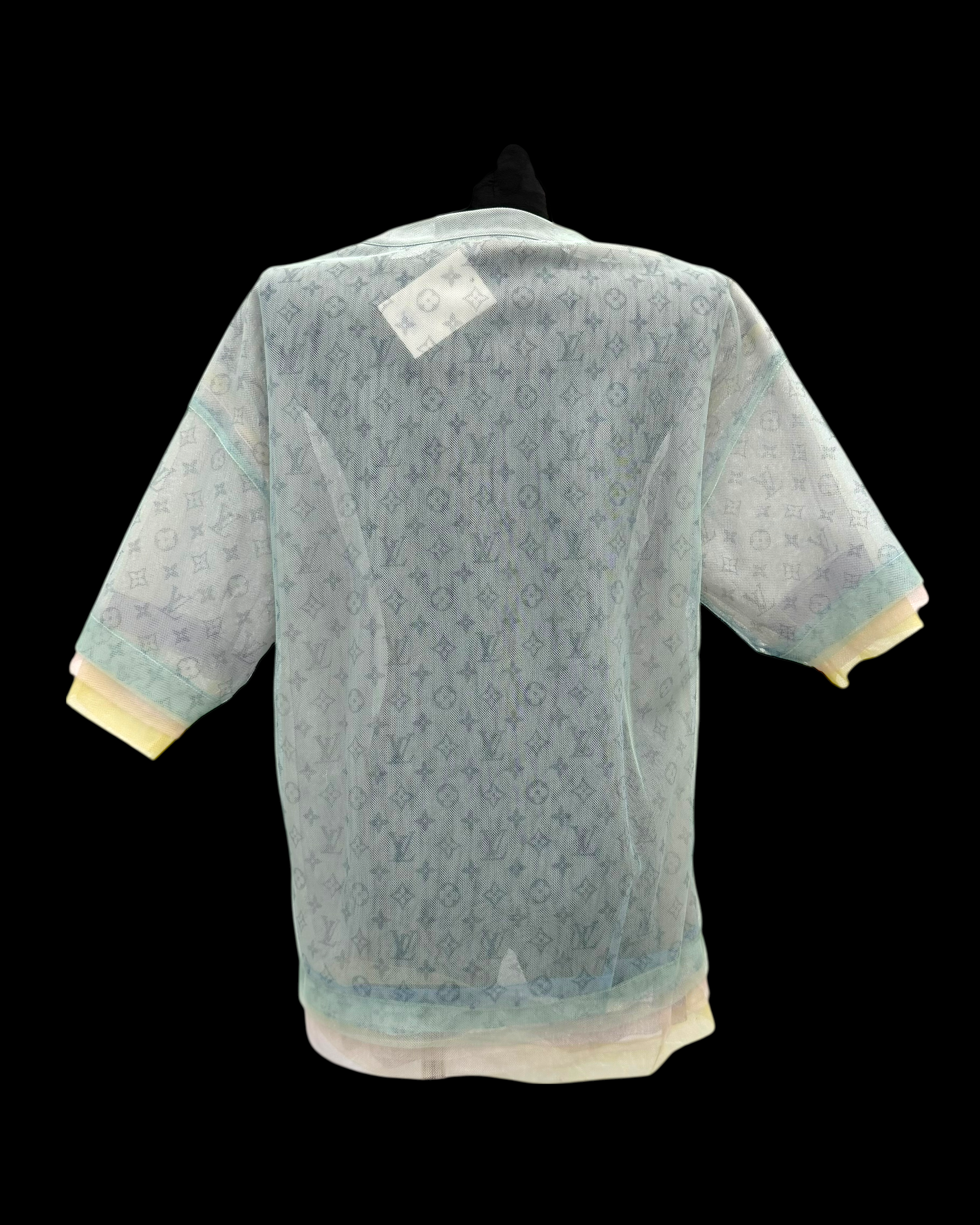 LOUIS VUITTON SS20 MONOGRAM TULLE T-SHIRT
