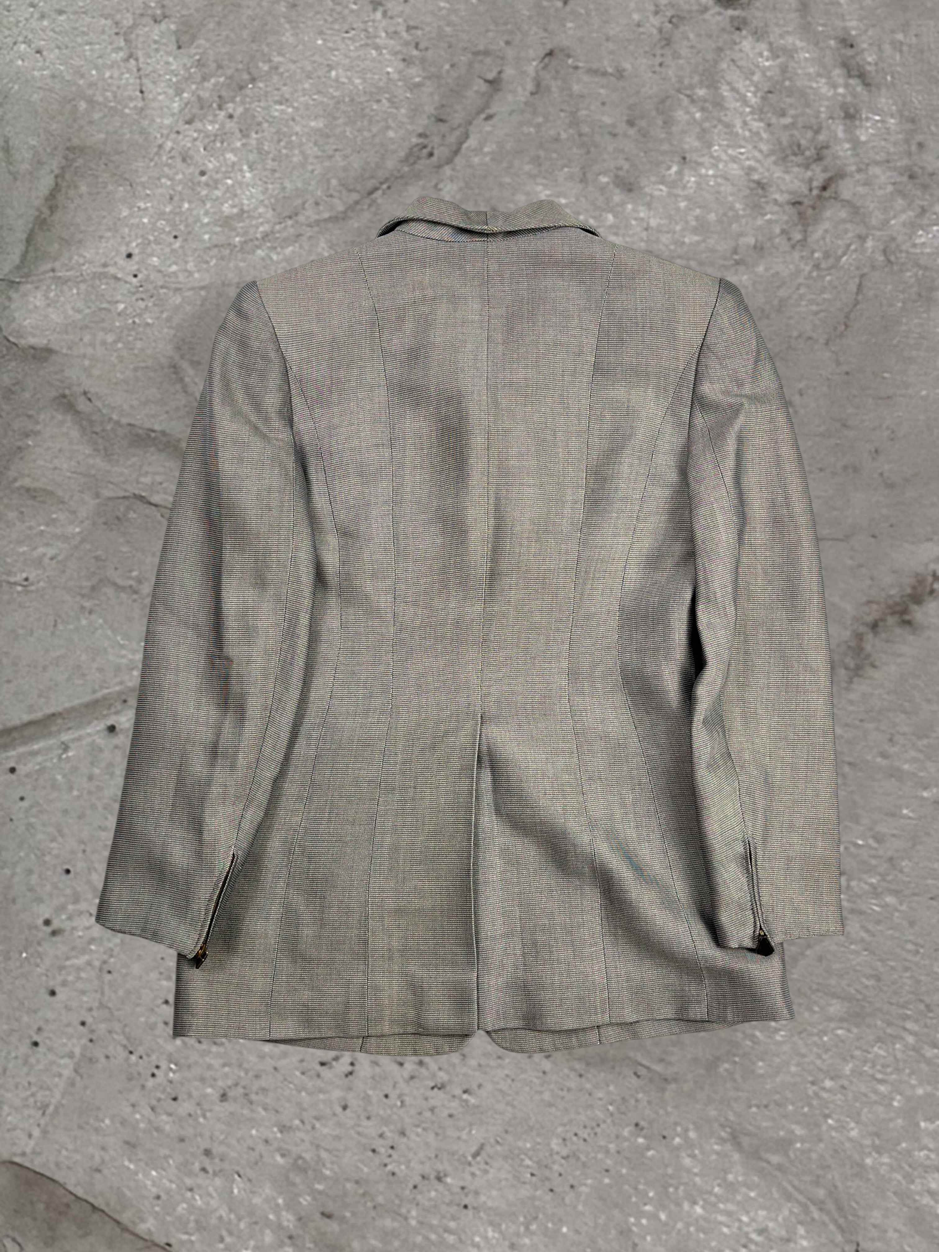 HERMES 80'S SILK BLAZER