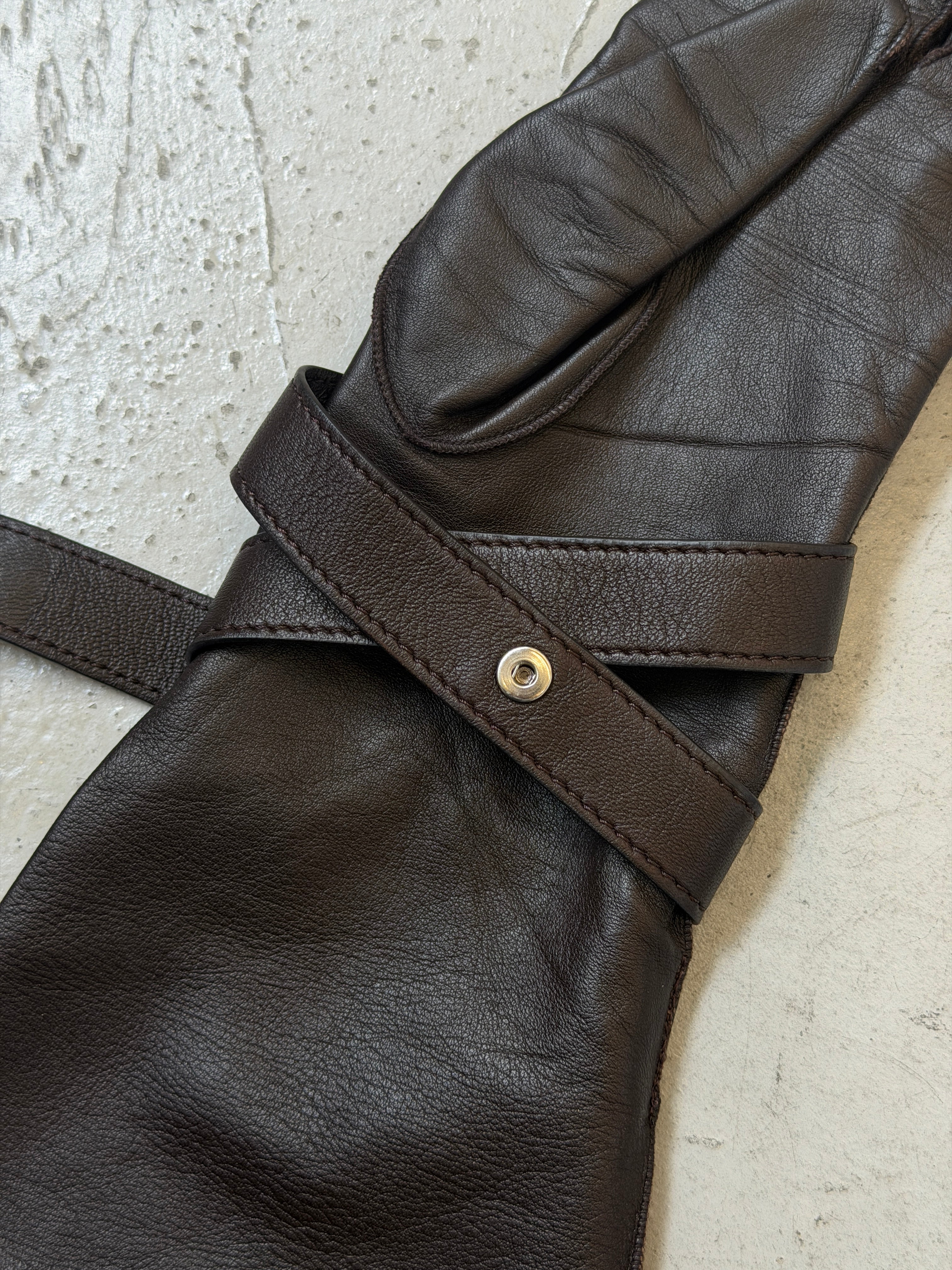 SAINT LAURENT SS24 AVIATOR GLOVES