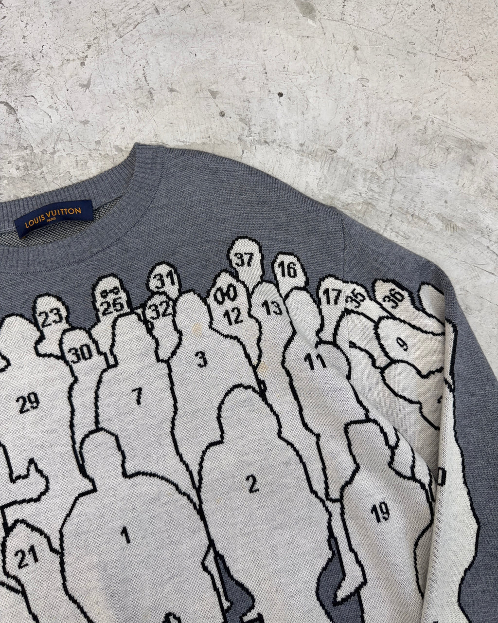LOUIS VUITTON FW19 ATELIER & STUDIO JACQUARD SWEATER