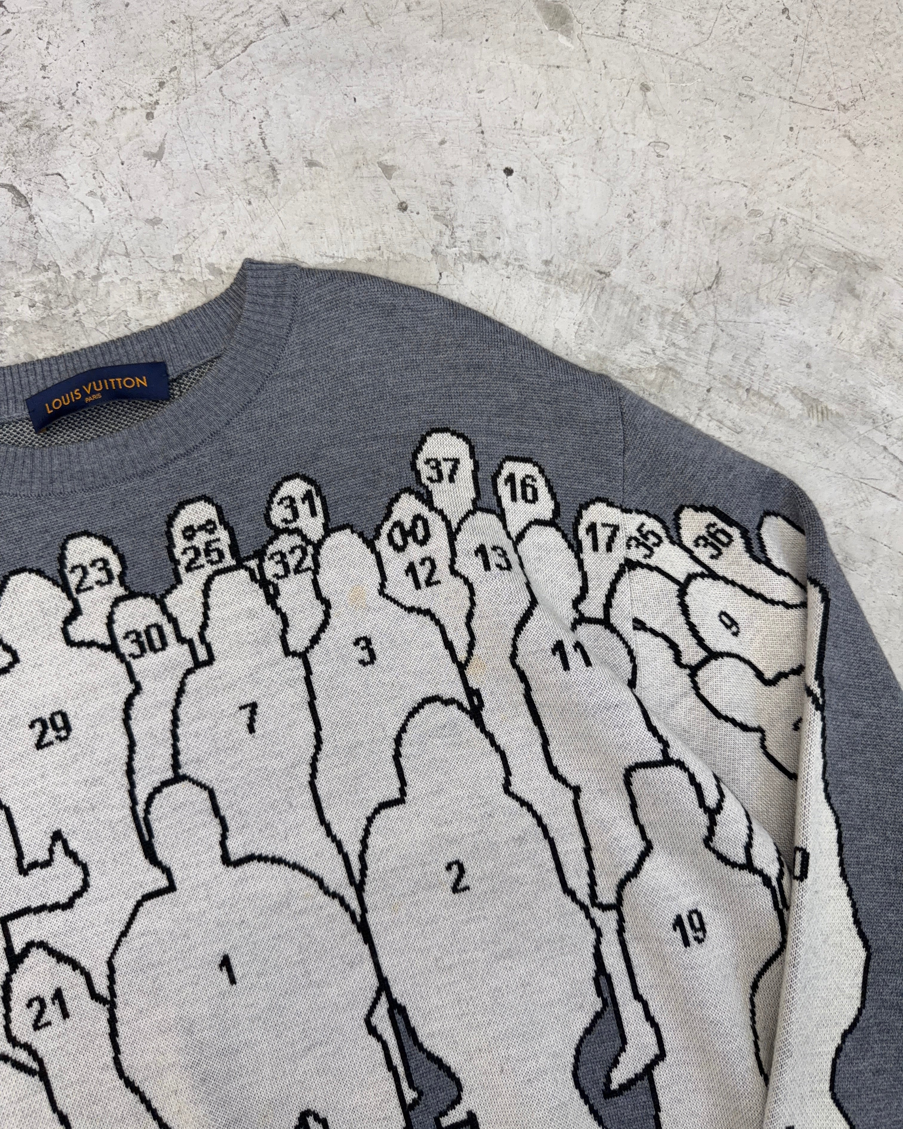 LOUIS VUITTON FW19 ATELIER & STUDIO JACQUARD SWEATER