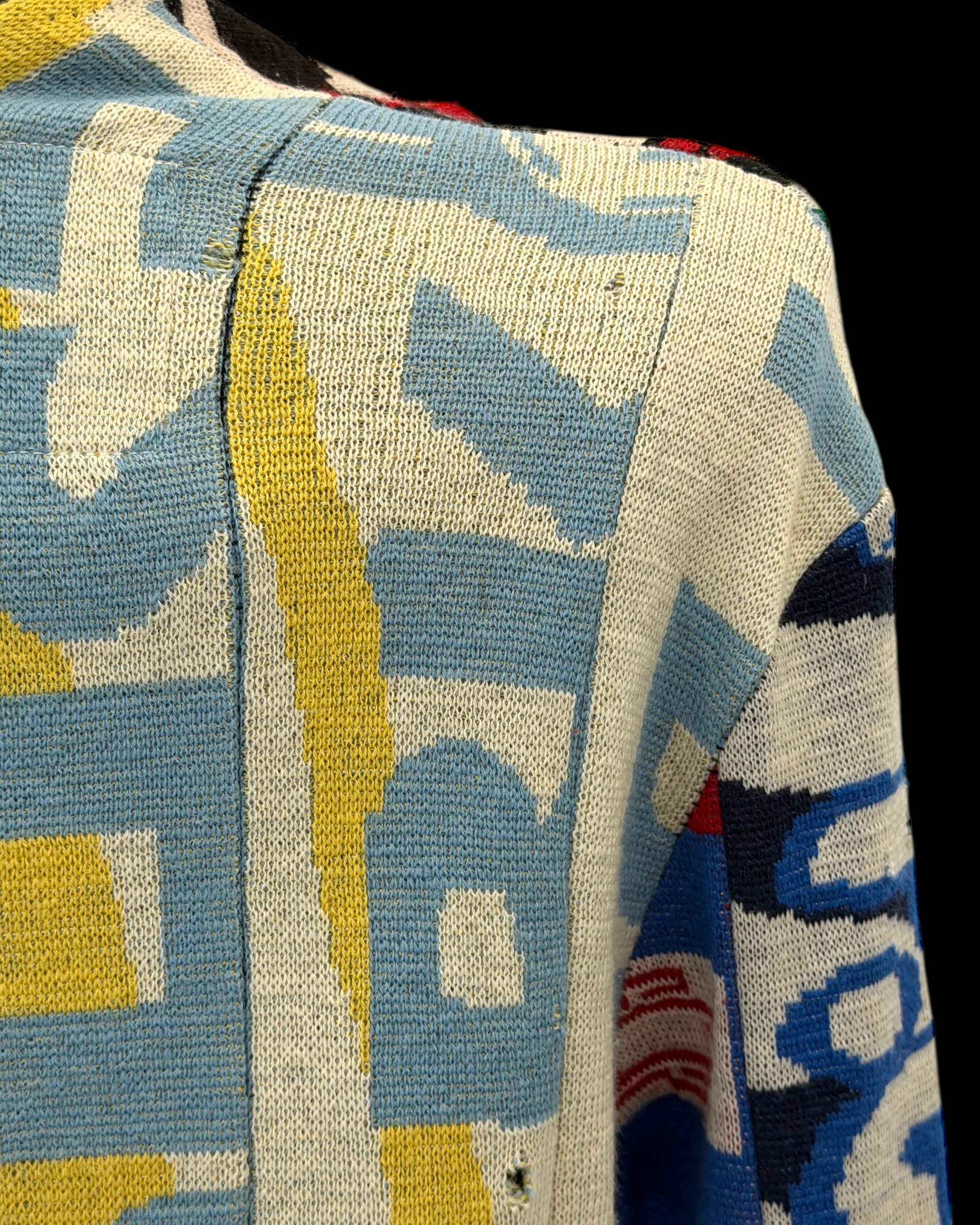 H&M X MAISON MARGIELA FW2012 FOOTBALL SCARF SWEATER