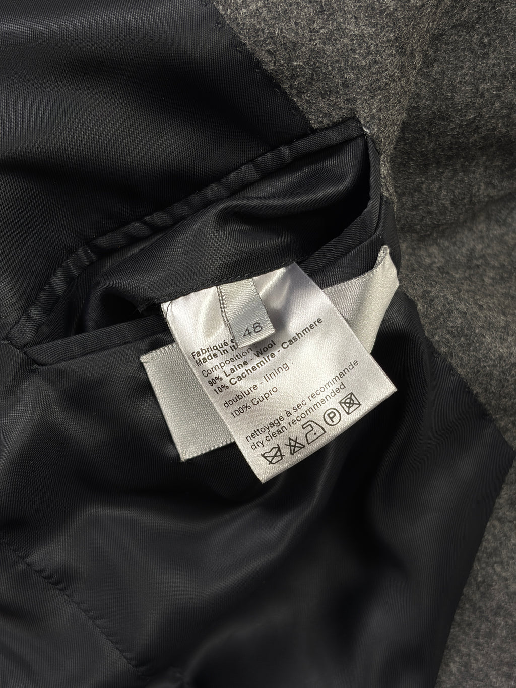 DIOR HOMME FW08 CROPPED WOOL BLAZER