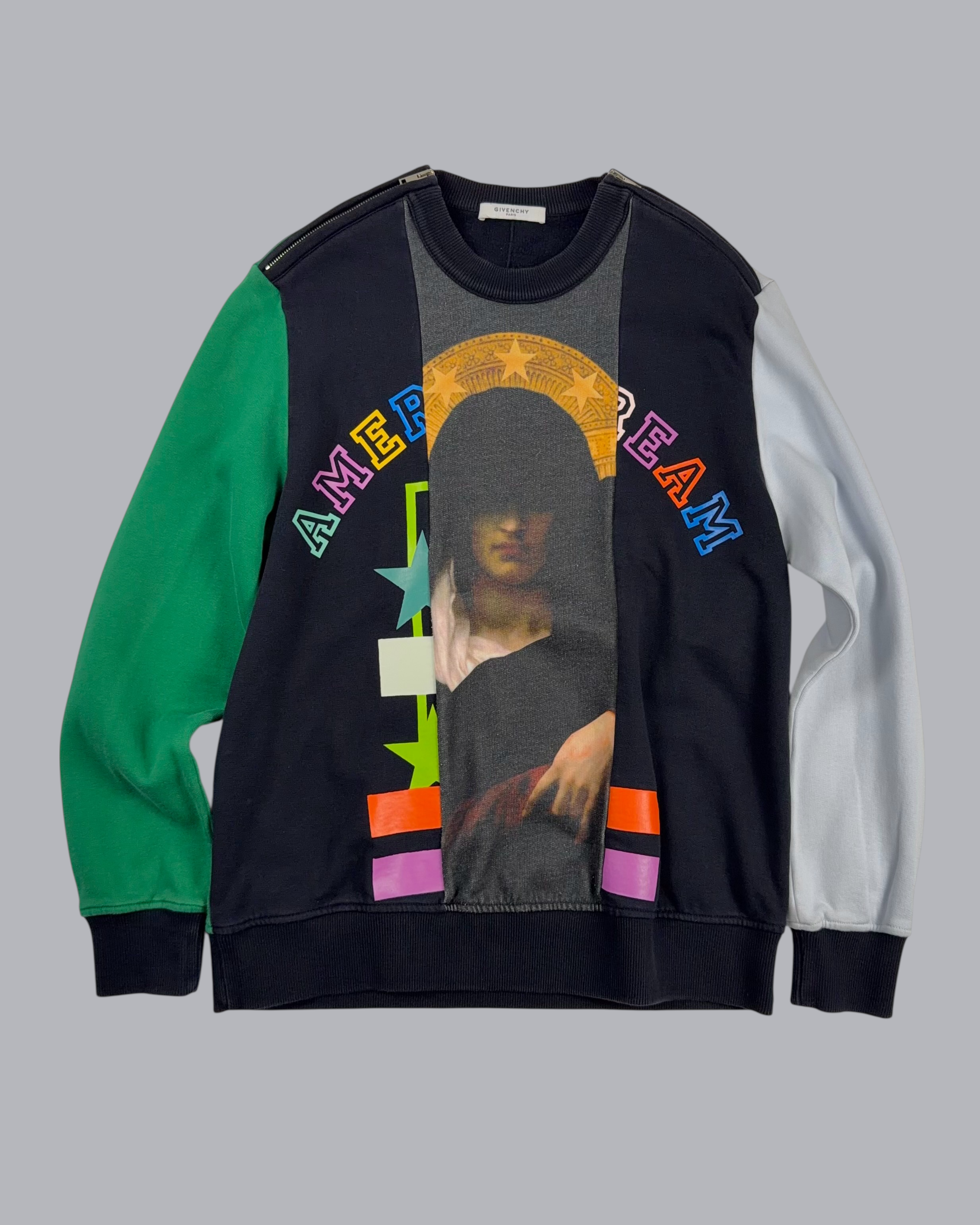 GIVENCHY SS13 SPLIT COLORBLOCK SWEATSHIRT
