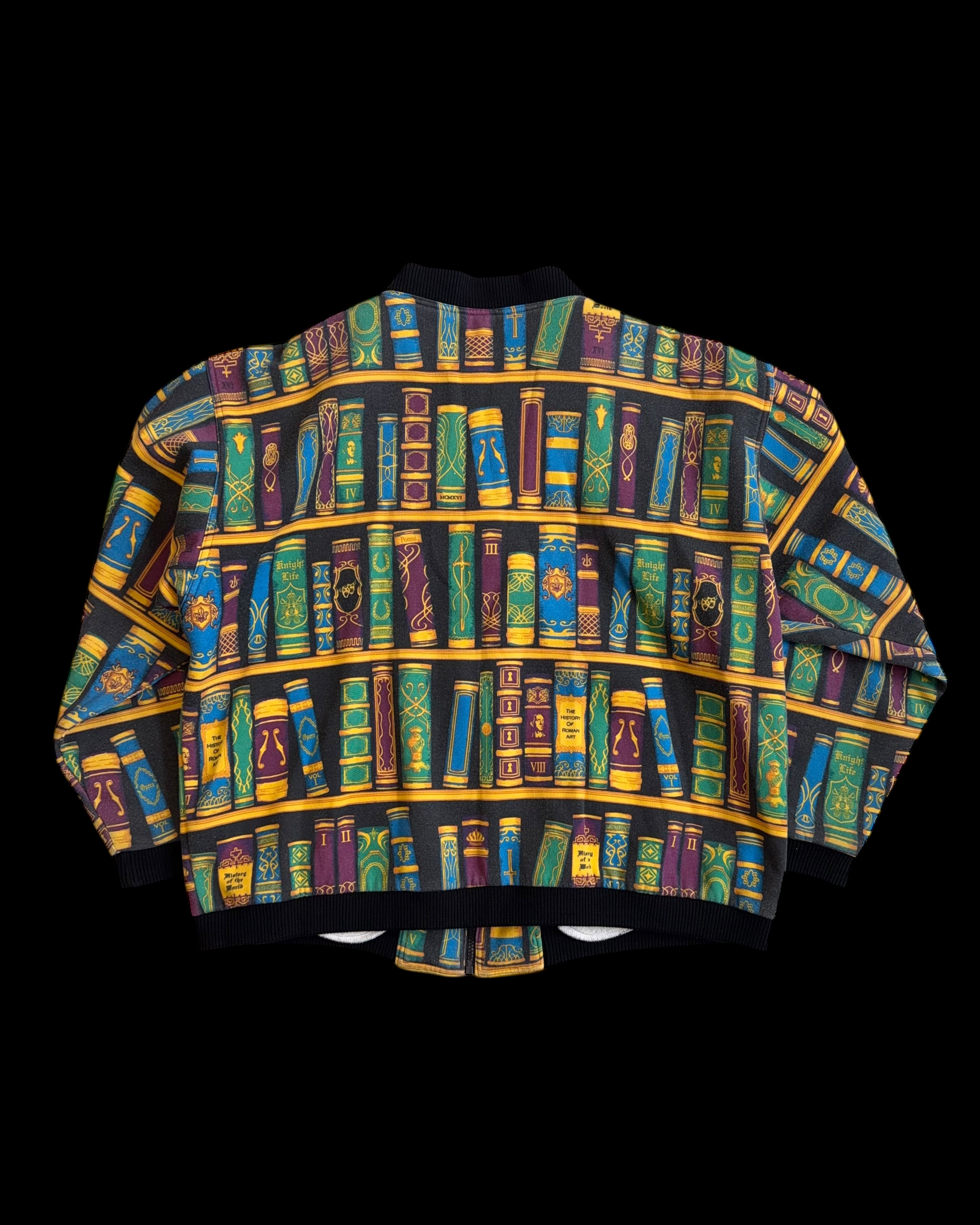 JEREMY SCOTT FW08 BOOKSHELF MA-1 JACKET