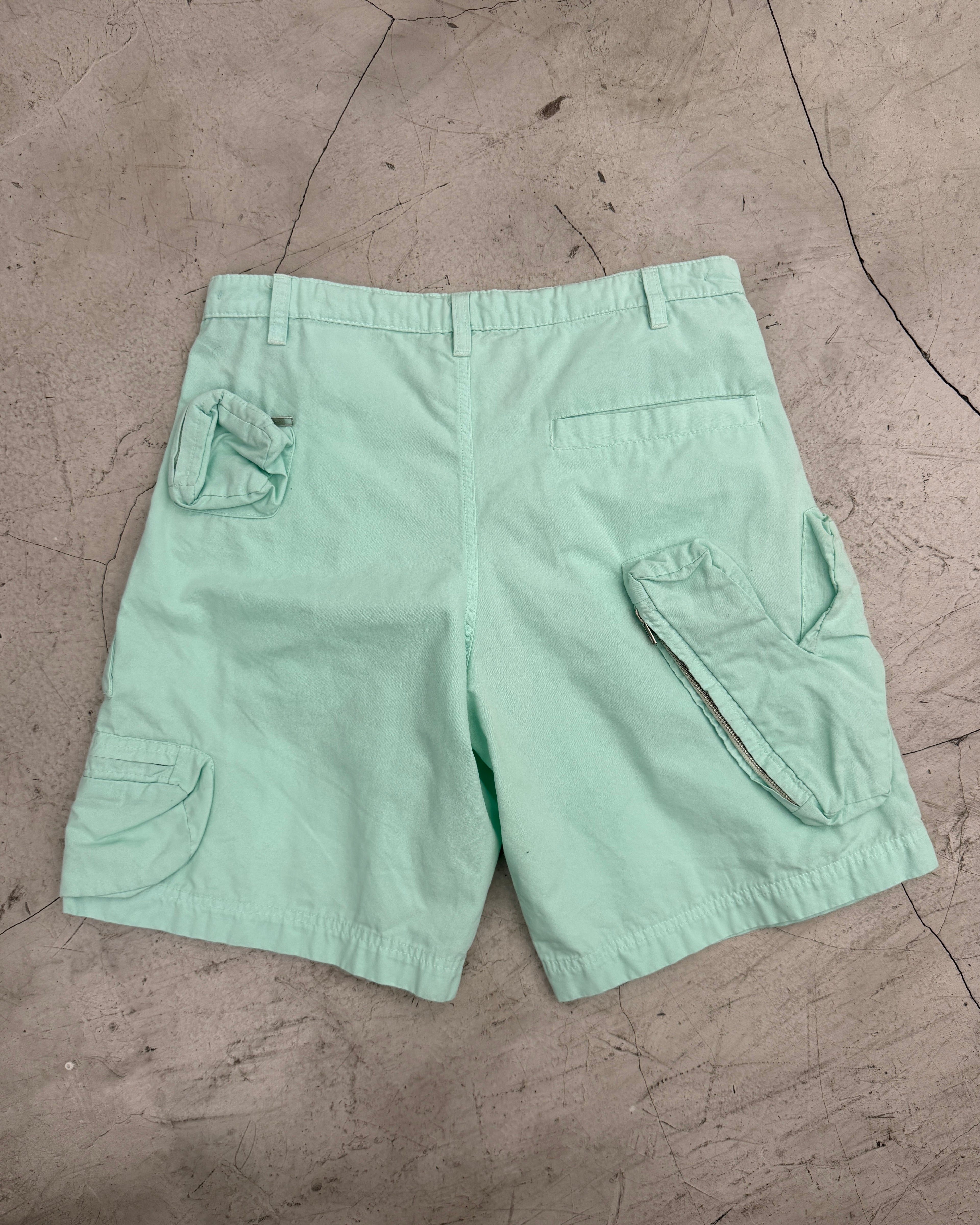WALTER VAN BEIRENDOCK SS10 3D CARGO SHORTS