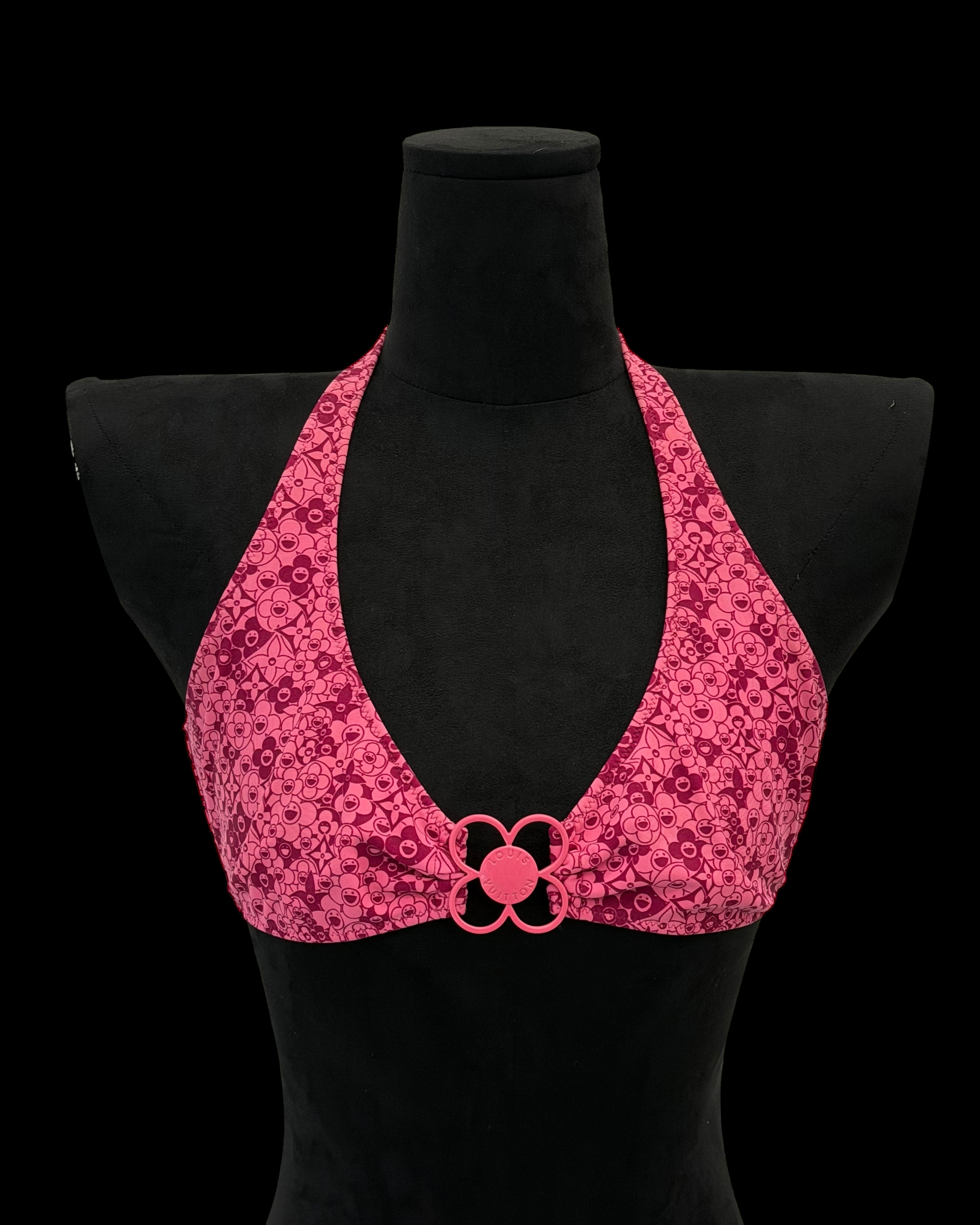 LOUIS VUITTON X MURAKAMI SS2003 PINK BIKINI TOP