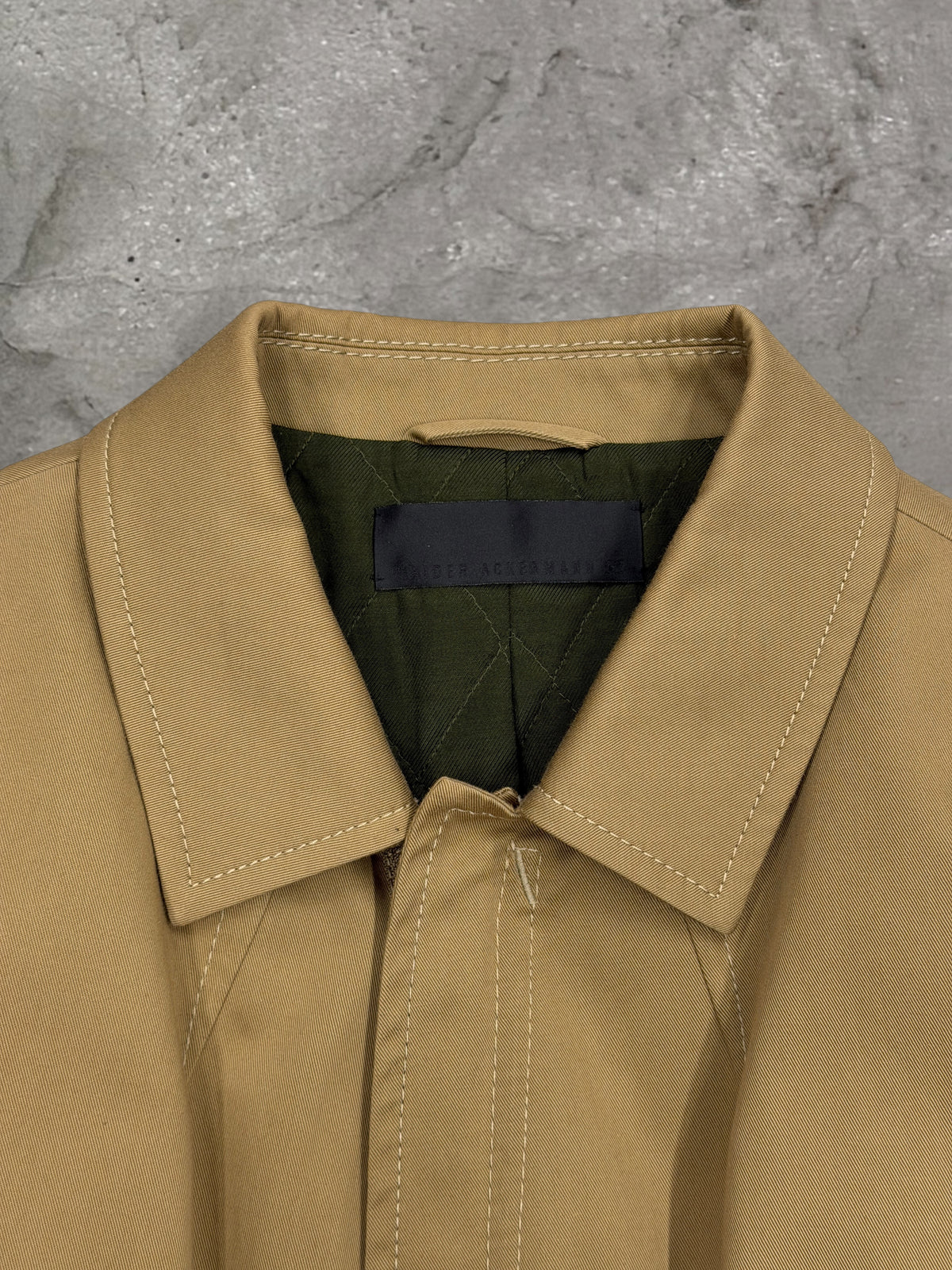 HAIDER ACKERMANN FW18 TAN SILENE JACKET