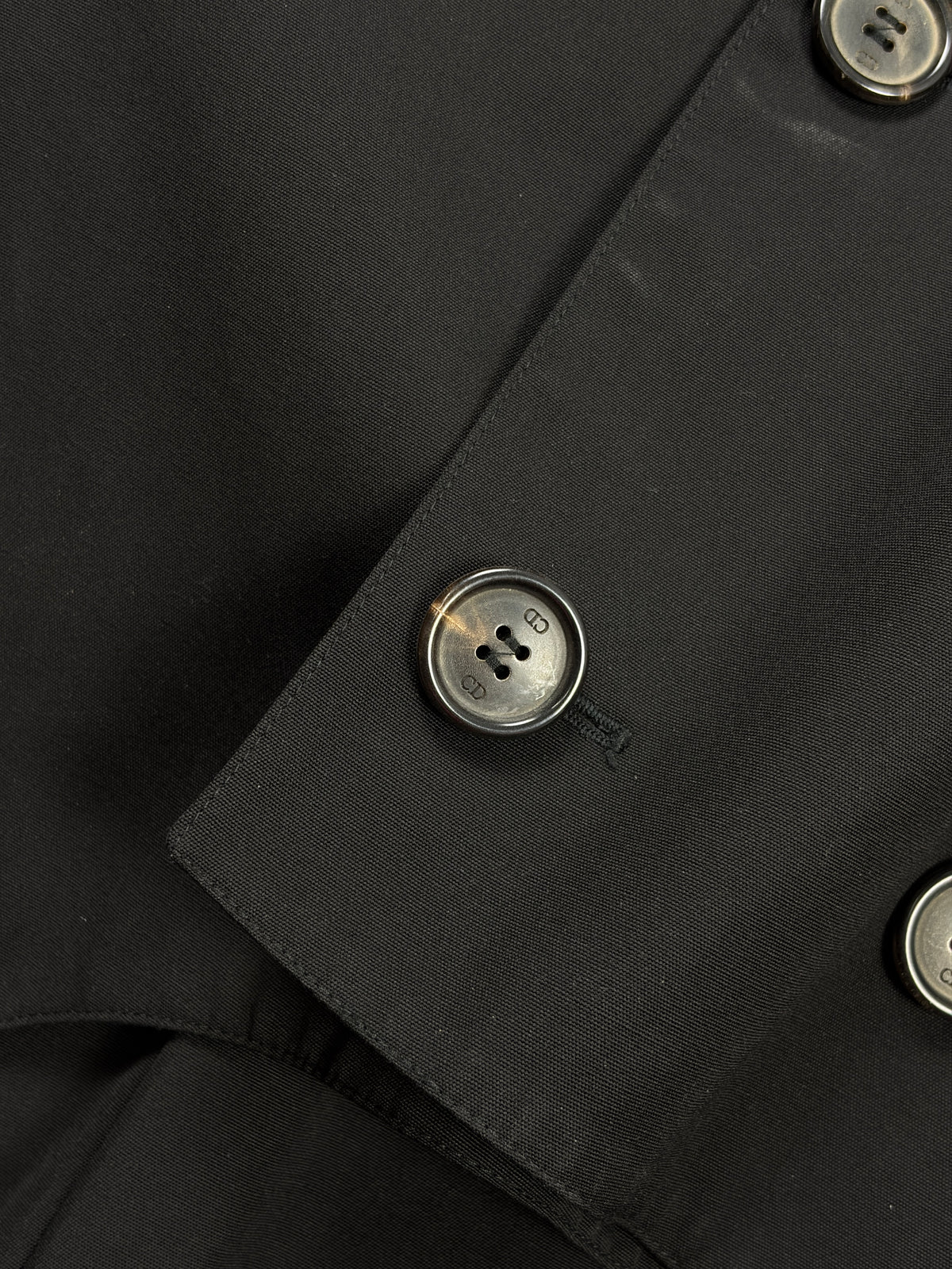DIOR HOMME SS03 CROPPED TRENCH JACKET