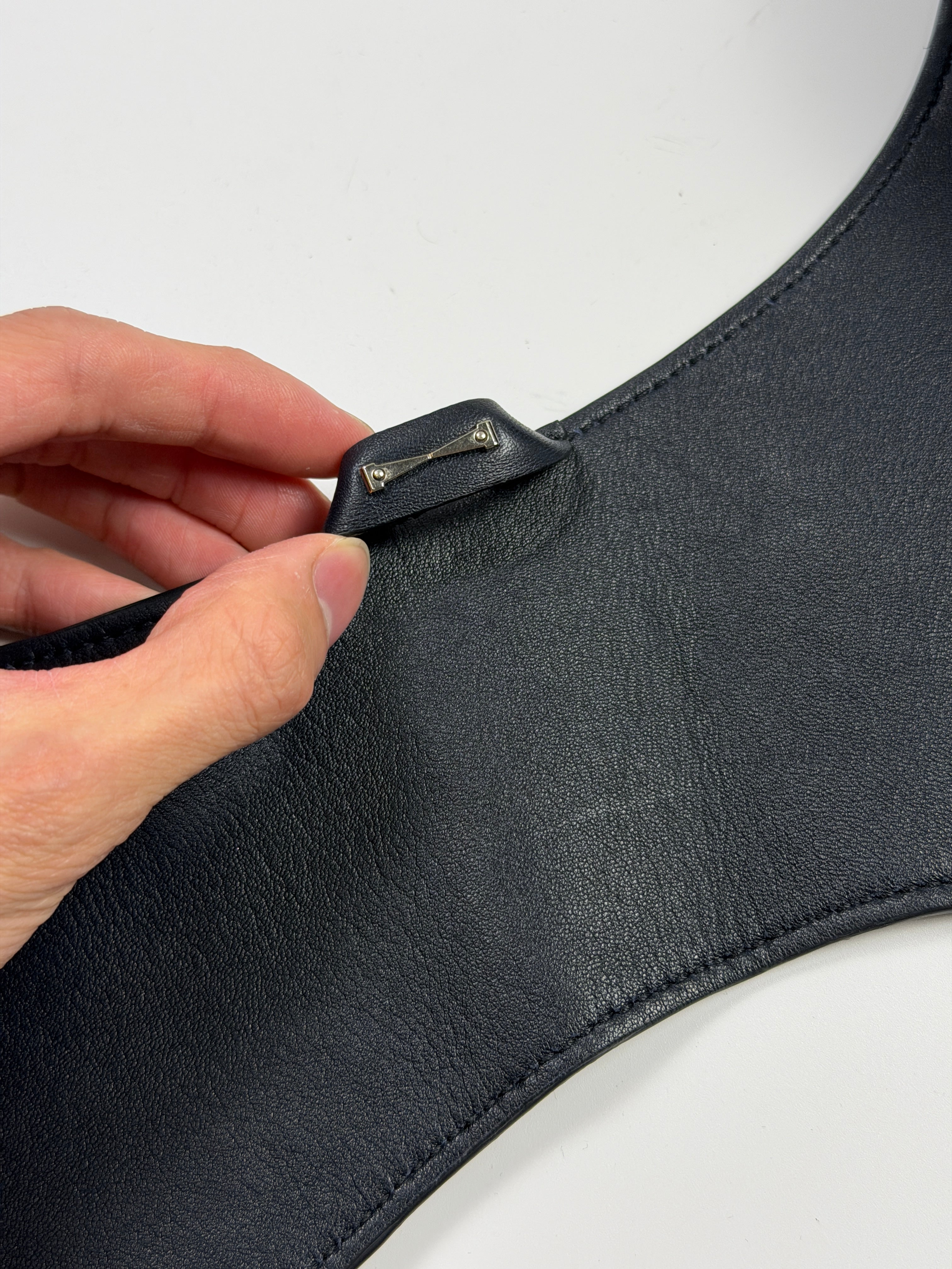 LOUIS VUITTON EMBOSSED MID LAYER LEATHER VEST