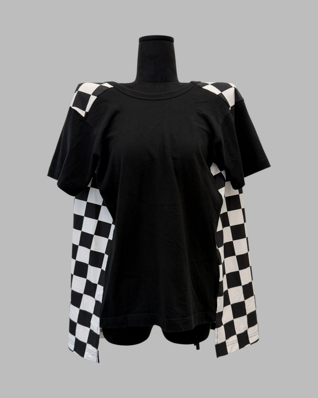 COMME DES GARCONS FW21 PATCH CHECKERED T-SHIRT