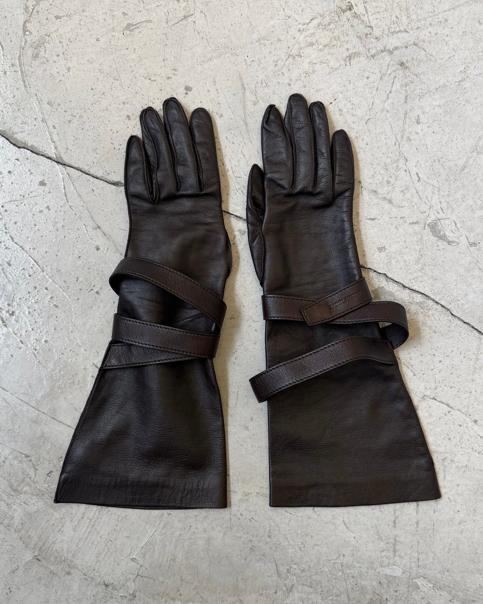 SAINT LAURENT SS24 AVIATOR GLOVES