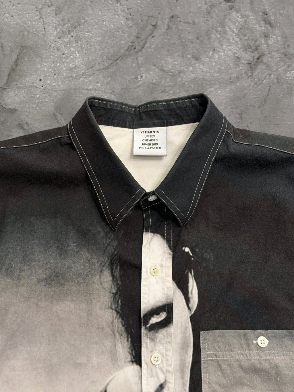 VETEMENTS FW18 MARILYN MANSON SHIRT