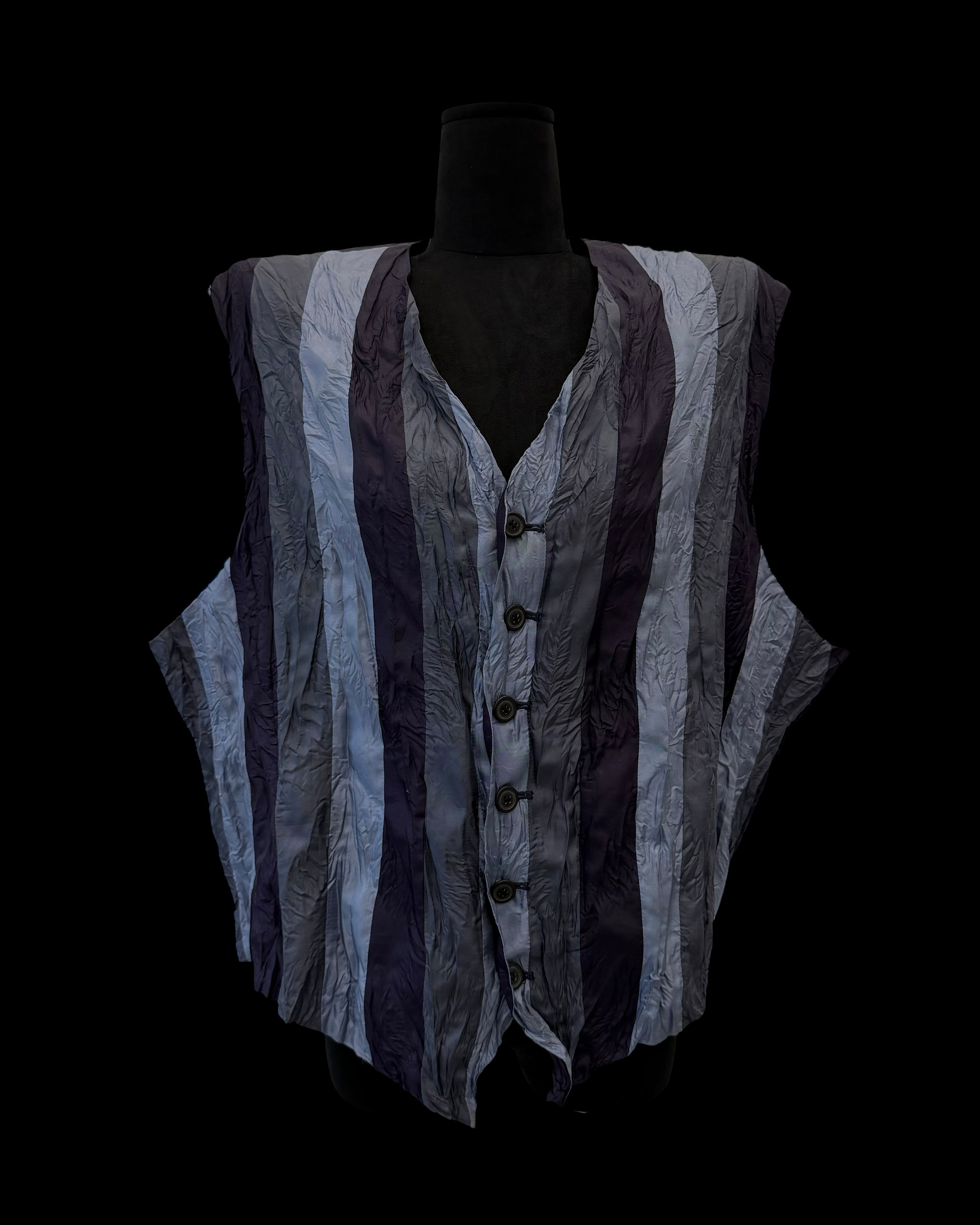 ISSEY MIYAKE WRINKLED VEST