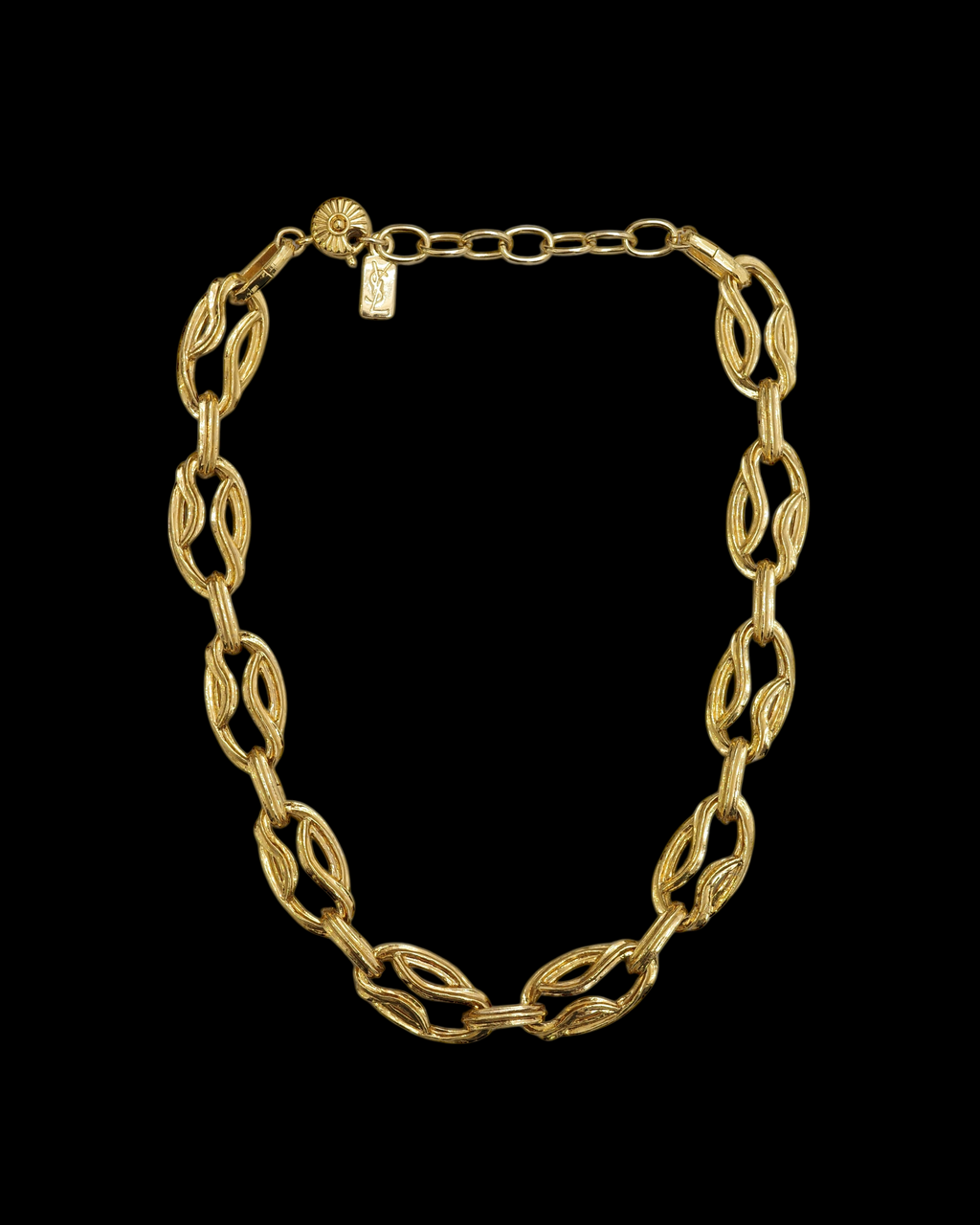 YVES SAINT LAURENT GOLDEN NECKLACE