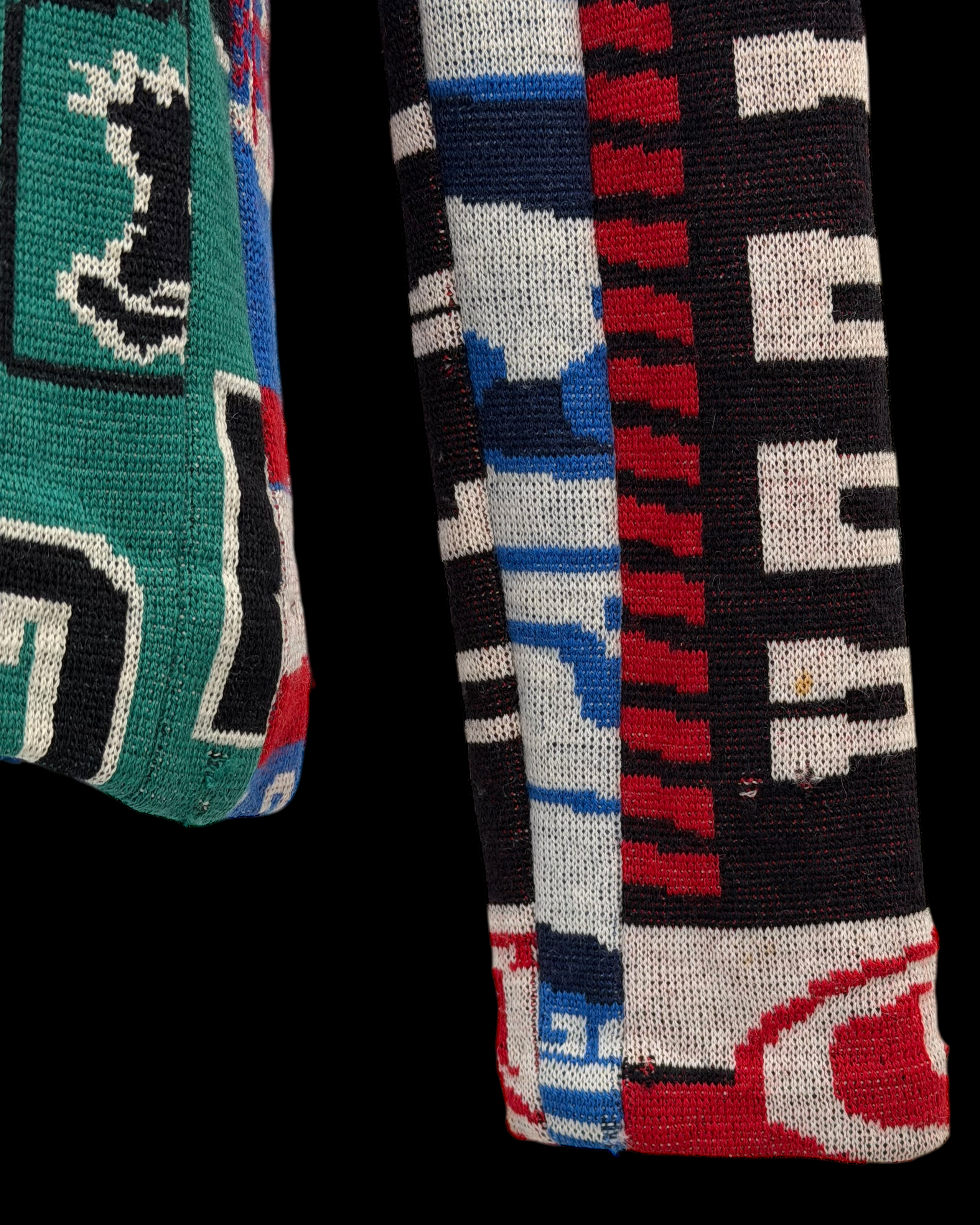 H&M X MAISON MARGIELA FW2012 FOOTBALL SCARF SWEATER
