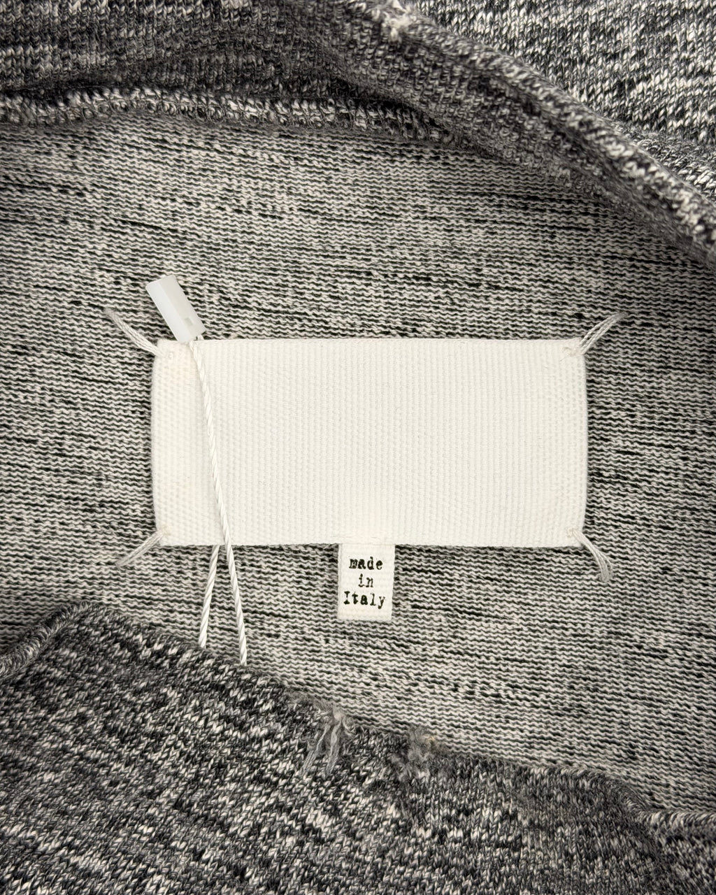 MAISON MARGIELA SS22 DISTRESSED MOCK NECK LONG SLEEVE