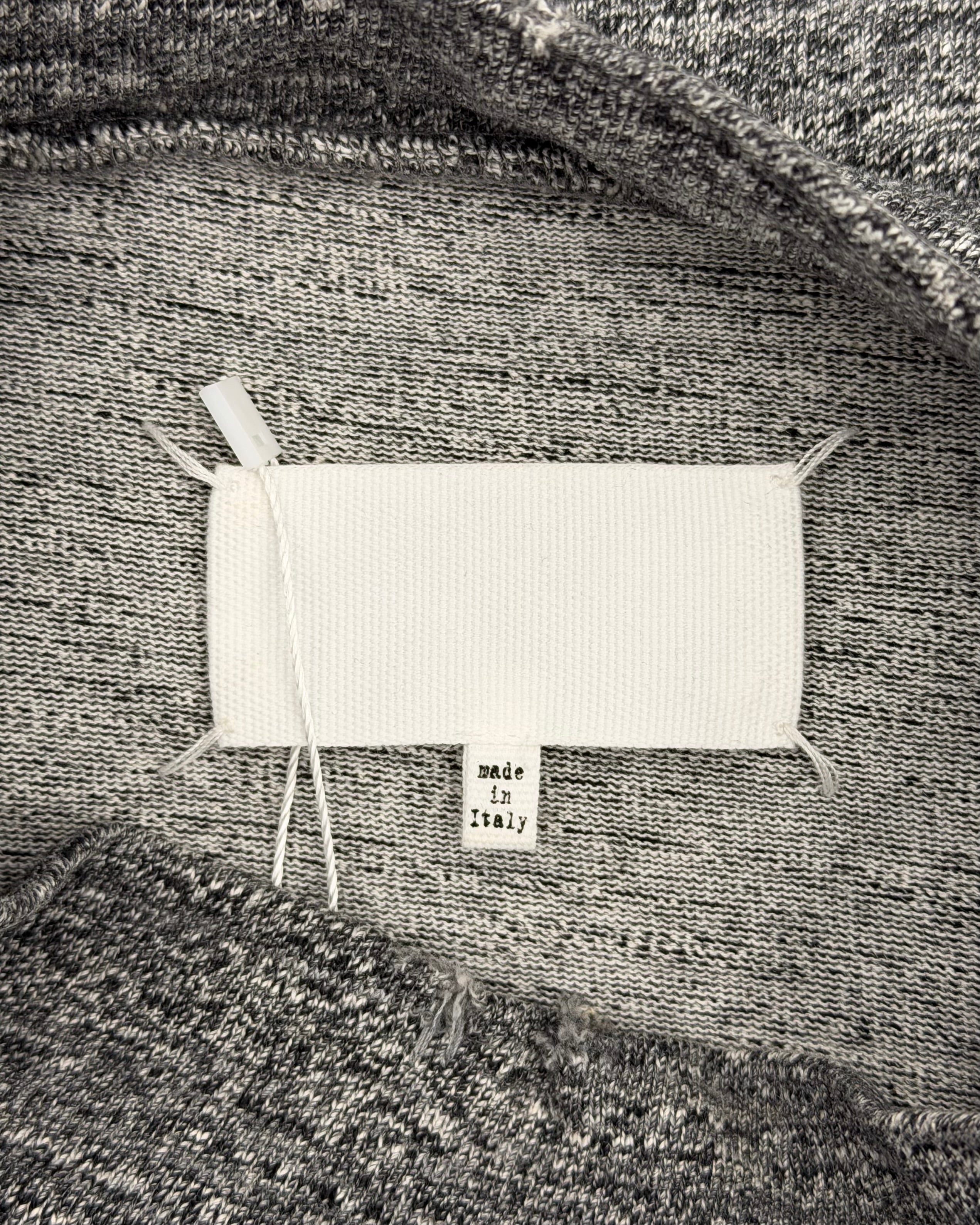 MAISON MARGIELA SS22 DISTRESSED MOCK NECK LONG SLEEVE