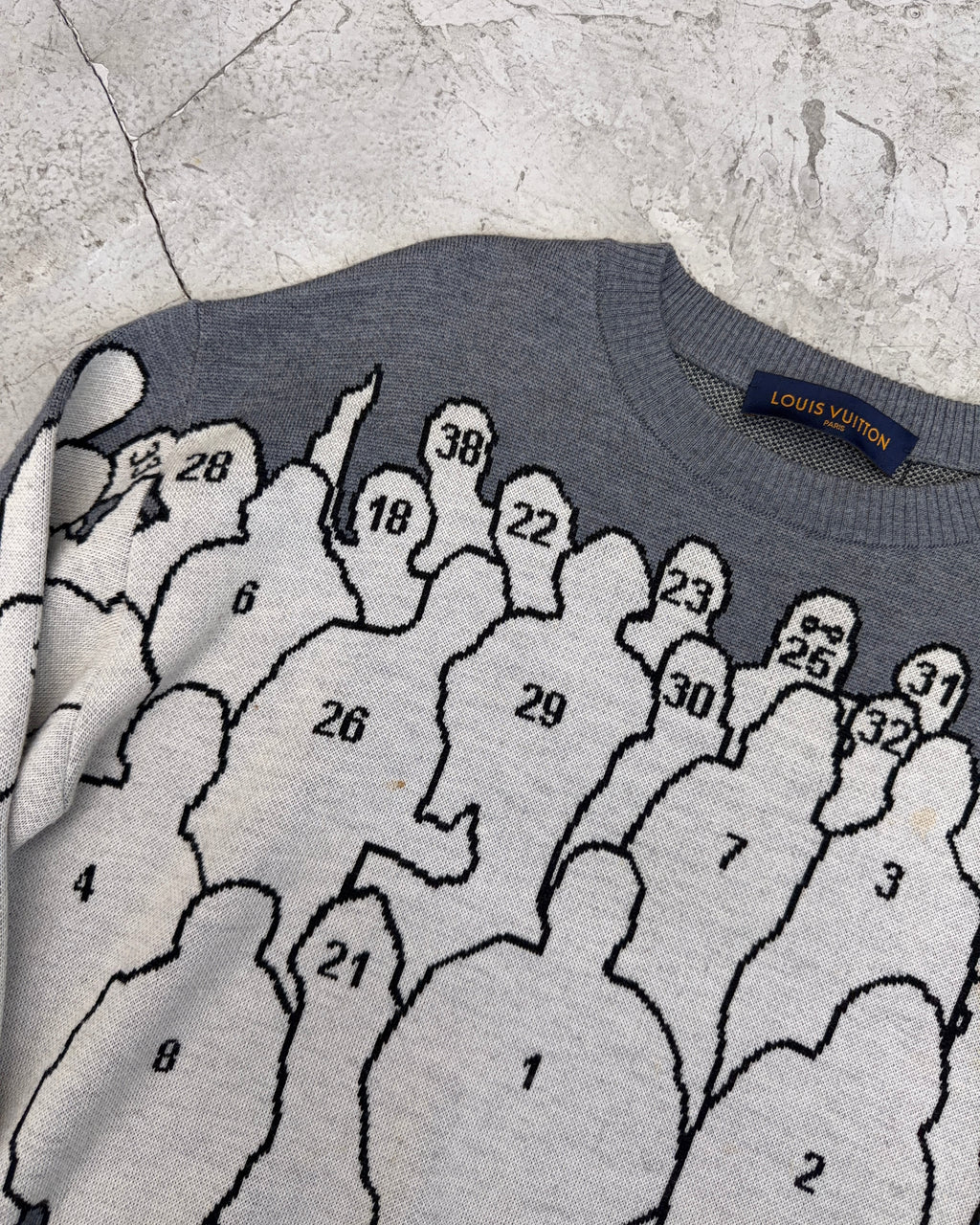 LOUIS VUITTON FW19 ATELIER & STUDIO JACQUARD SWEATER