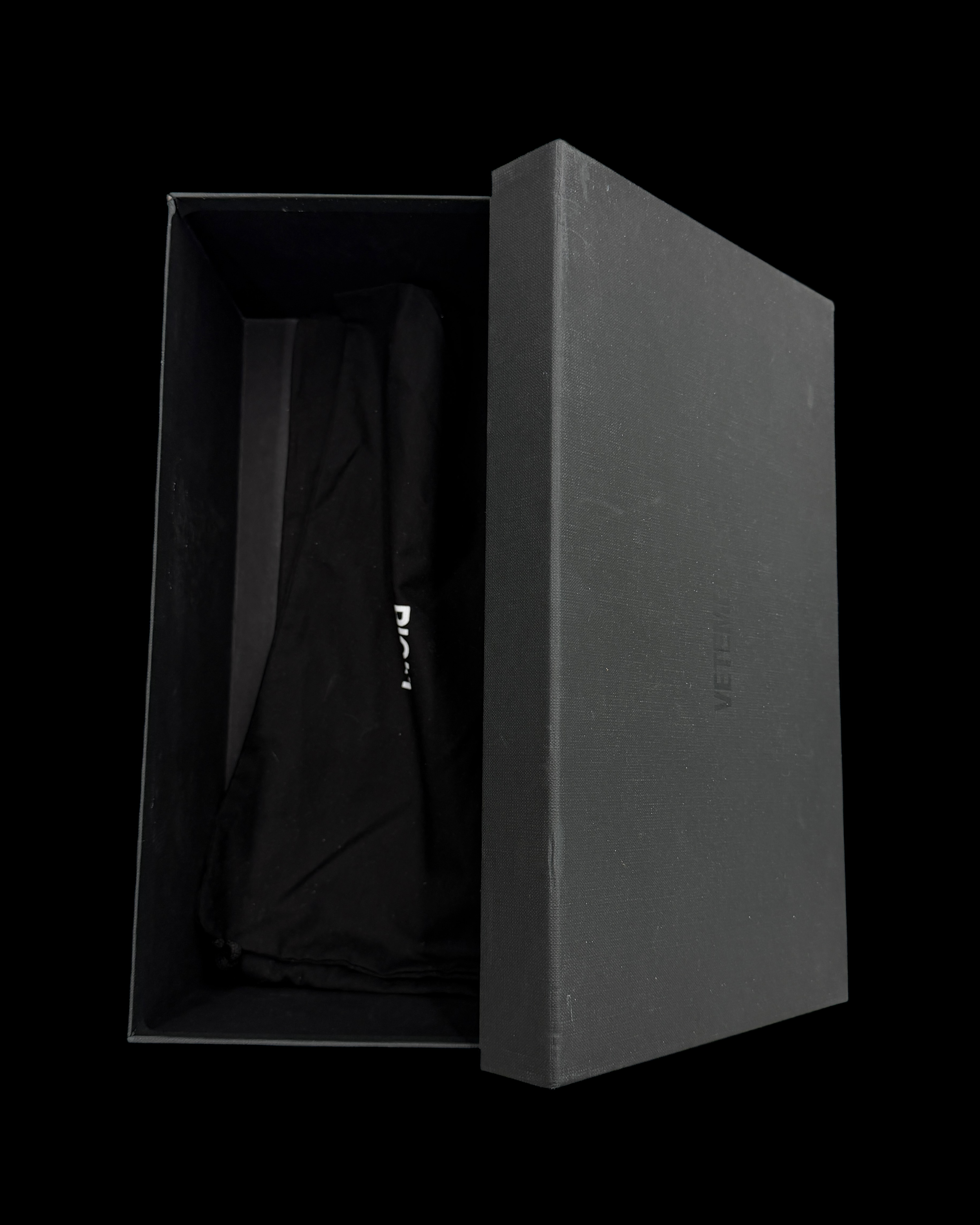 VETEMENTS SS18 COLLAPSIBLE HEEL LOGO DERBY
