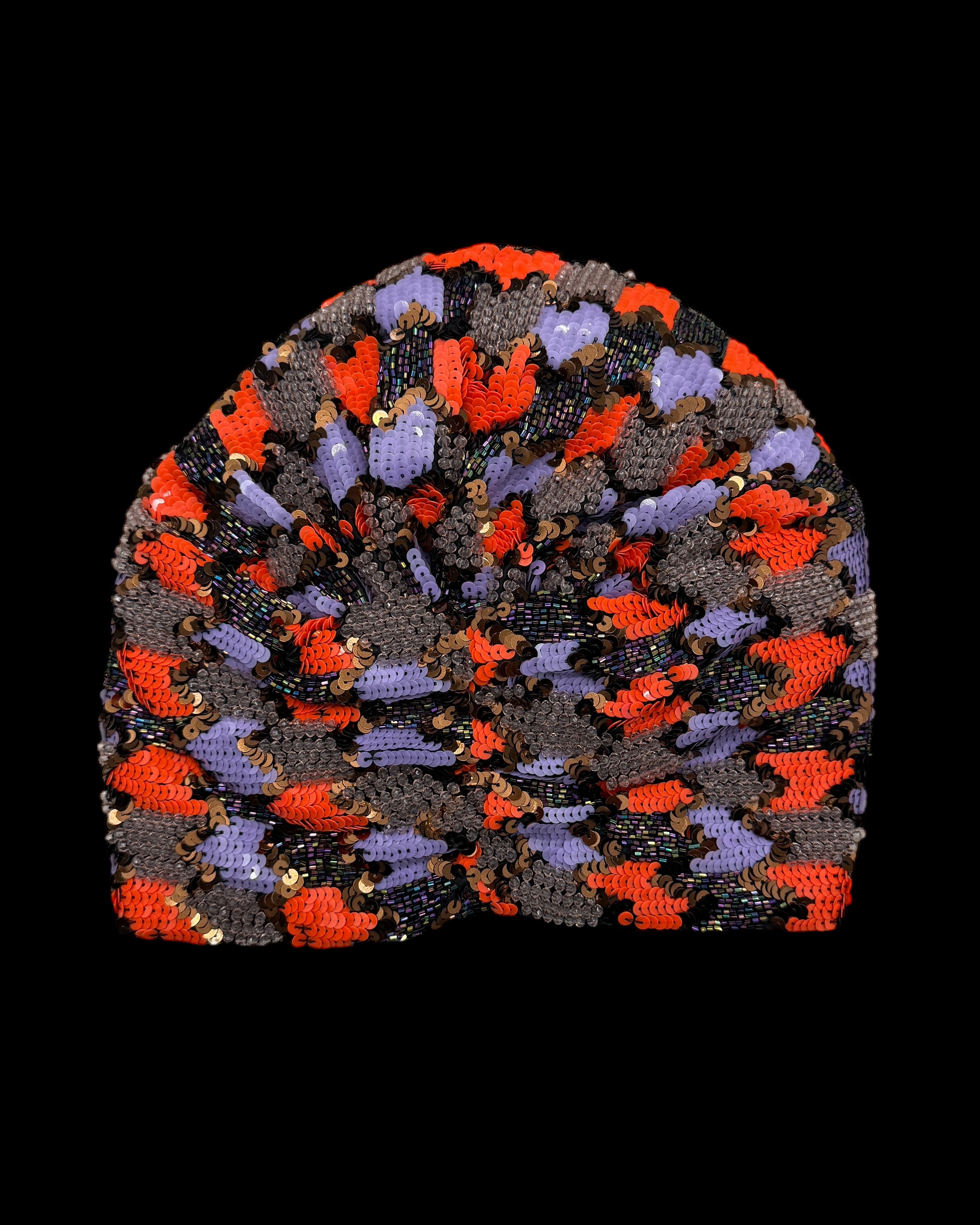 MARYJANW CLAVEROL SEQUIN TURBAN