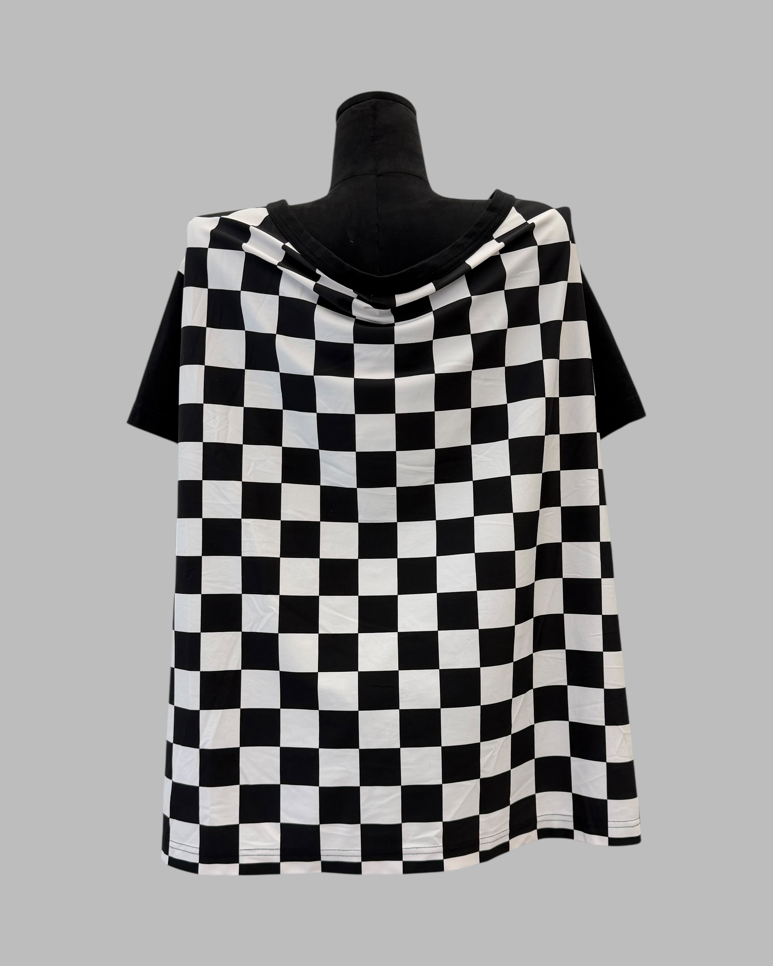 COMME DES GARCONS FW21 PATCH CHECKERED T-SHIRT