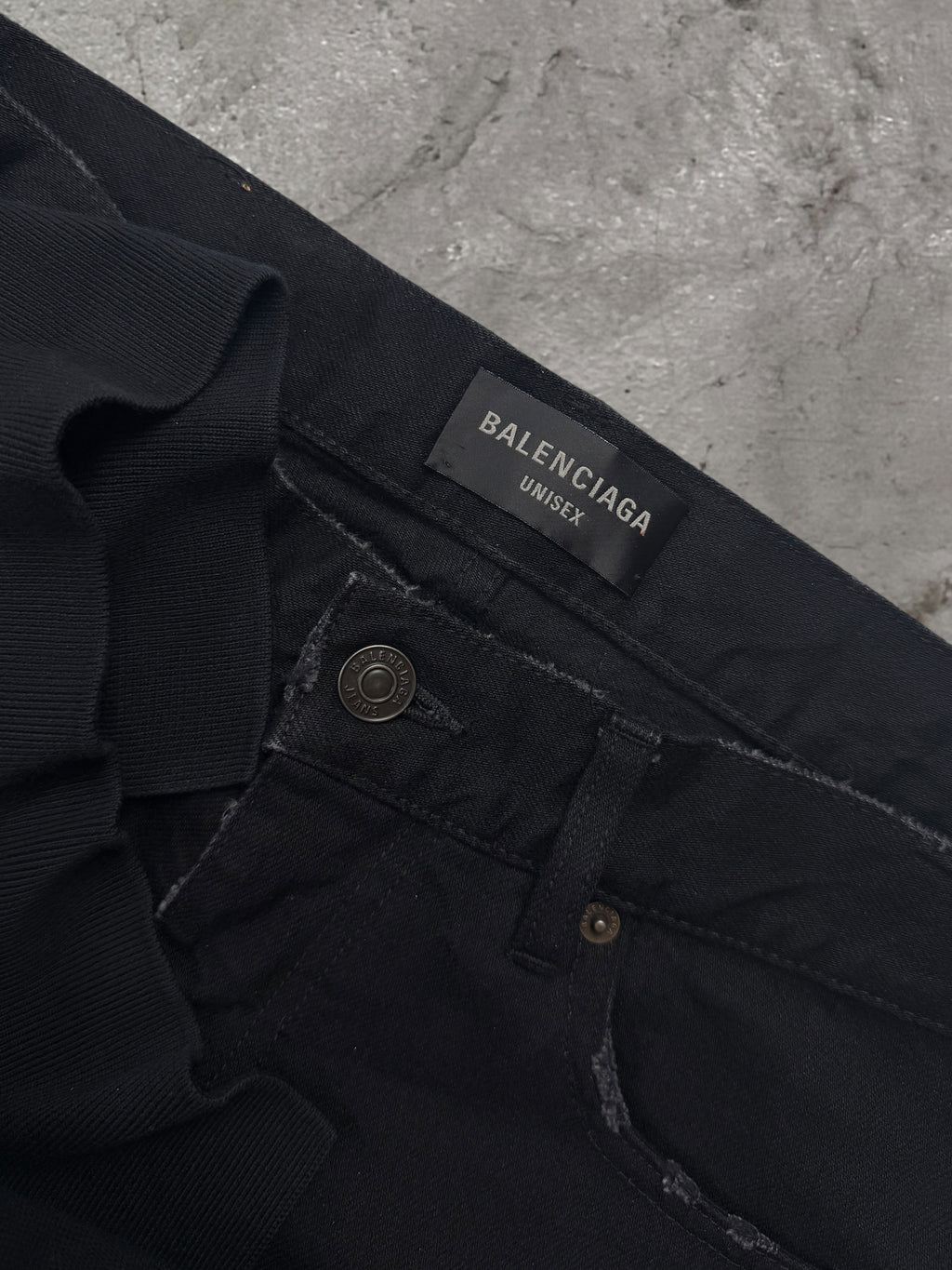 BALENCIAGA SUMMER 25 LAYERED LOW WAIST JEANS