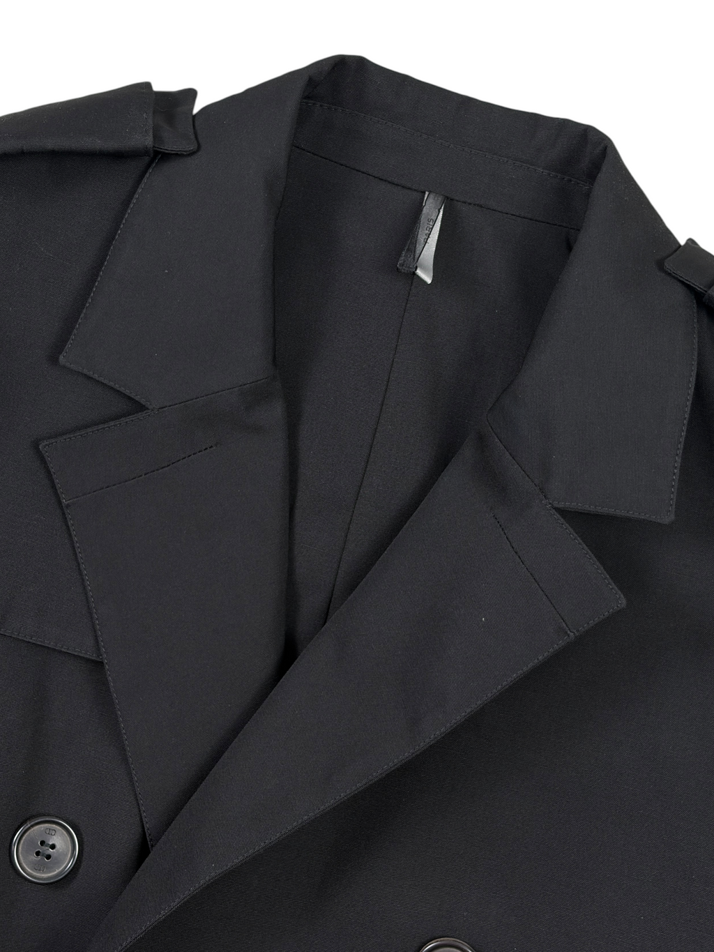 DIOR HOMME SS03 CROPPED TRENCH JACKET