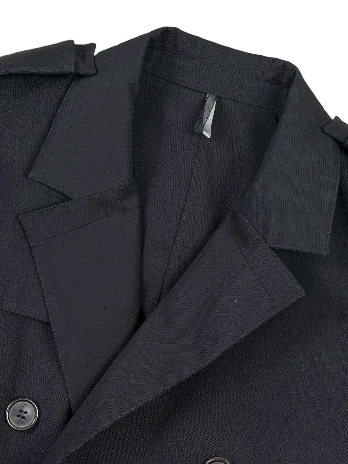 DIOR HOMME SS03 CROPPED TRENCH JACKET