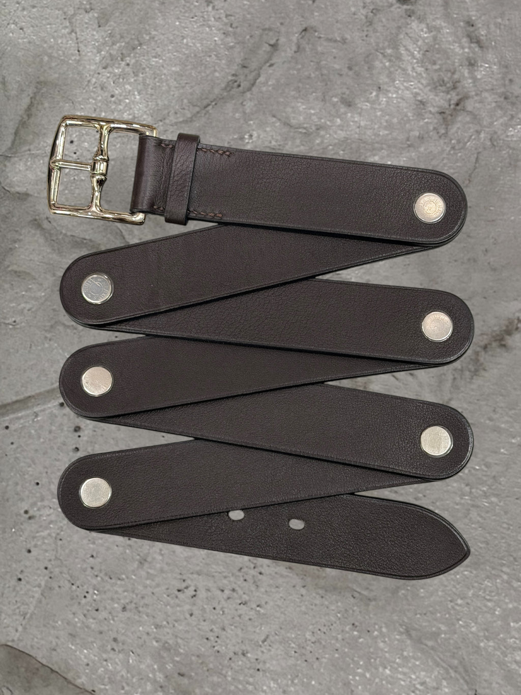 HERMES ETRIVIERE FOLDED BELT